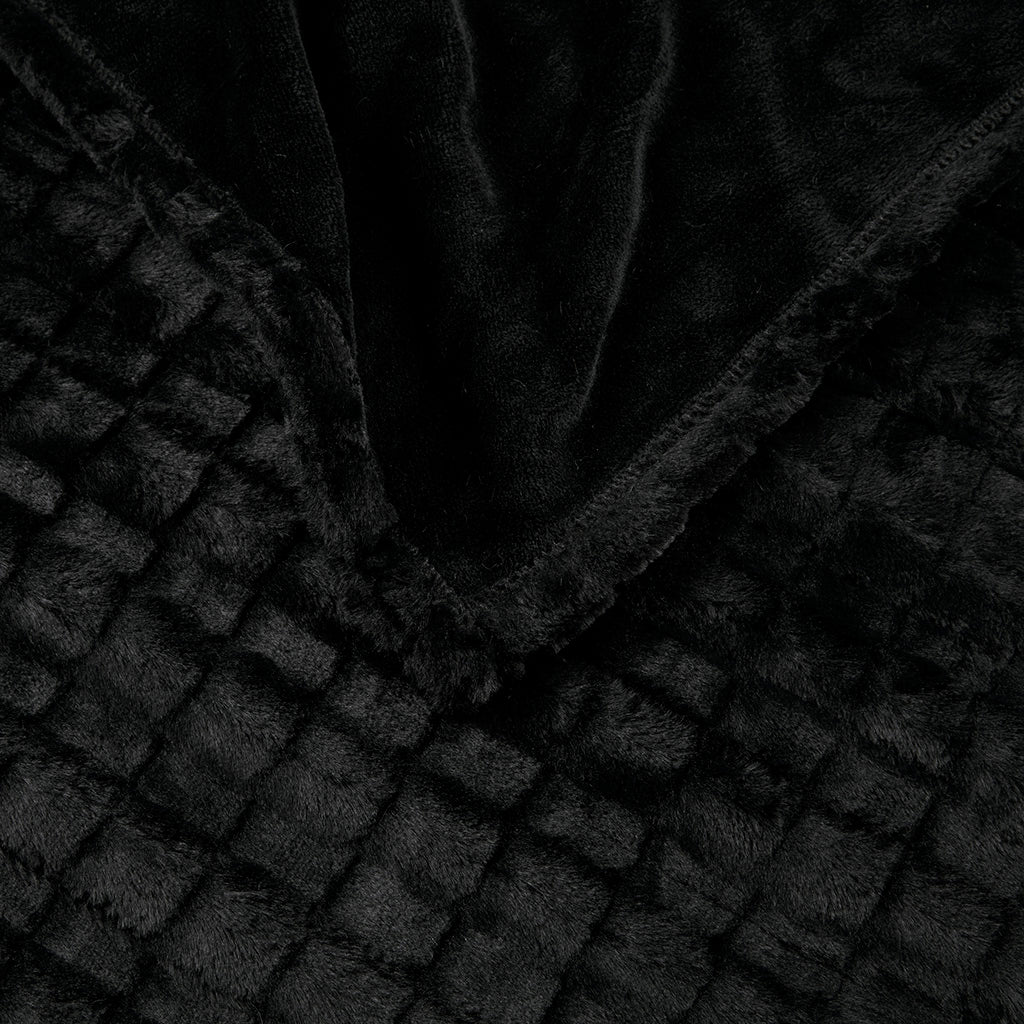 50"x70" Oversized Faux Fur Heated Throw