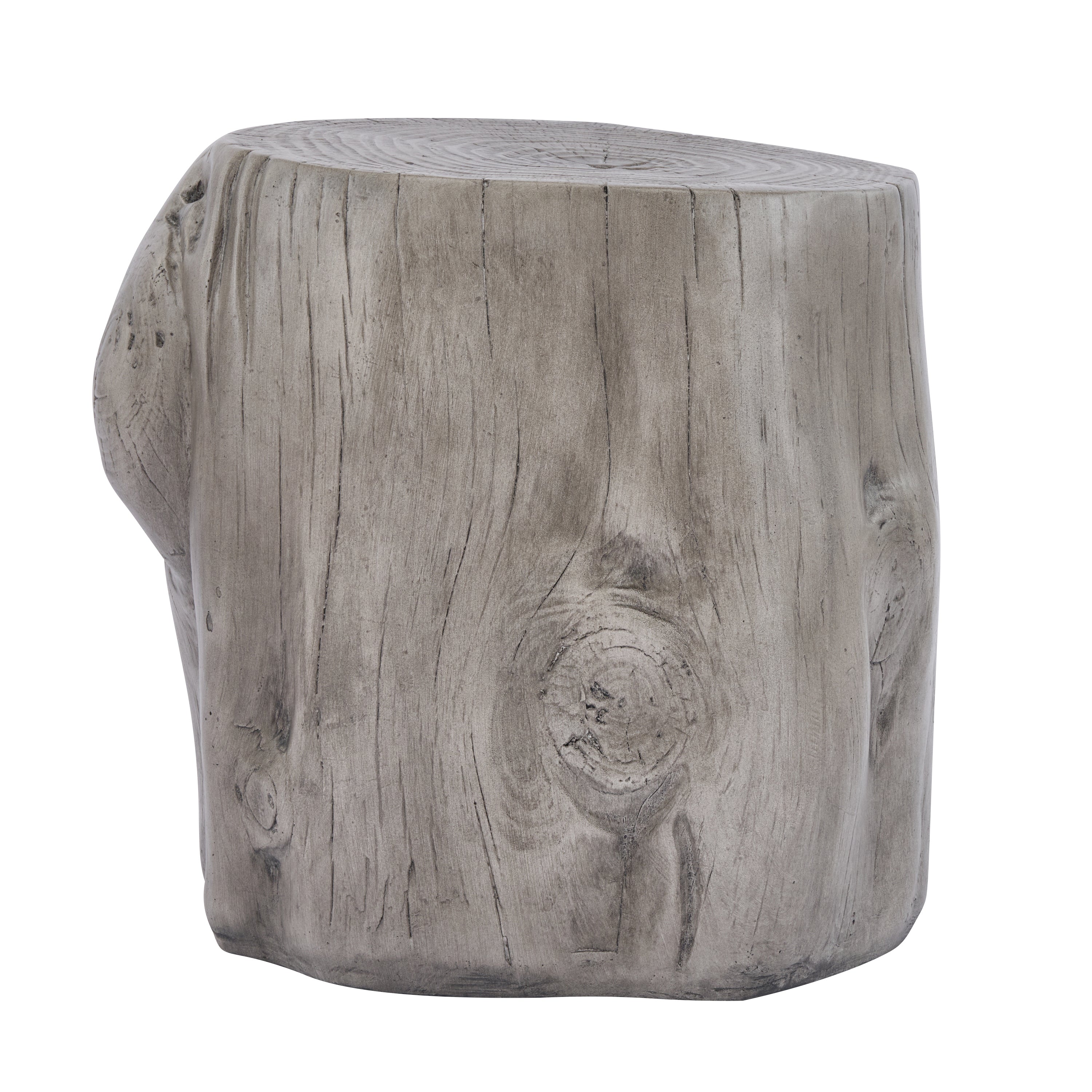 Tree Stump Outdoor Side Table