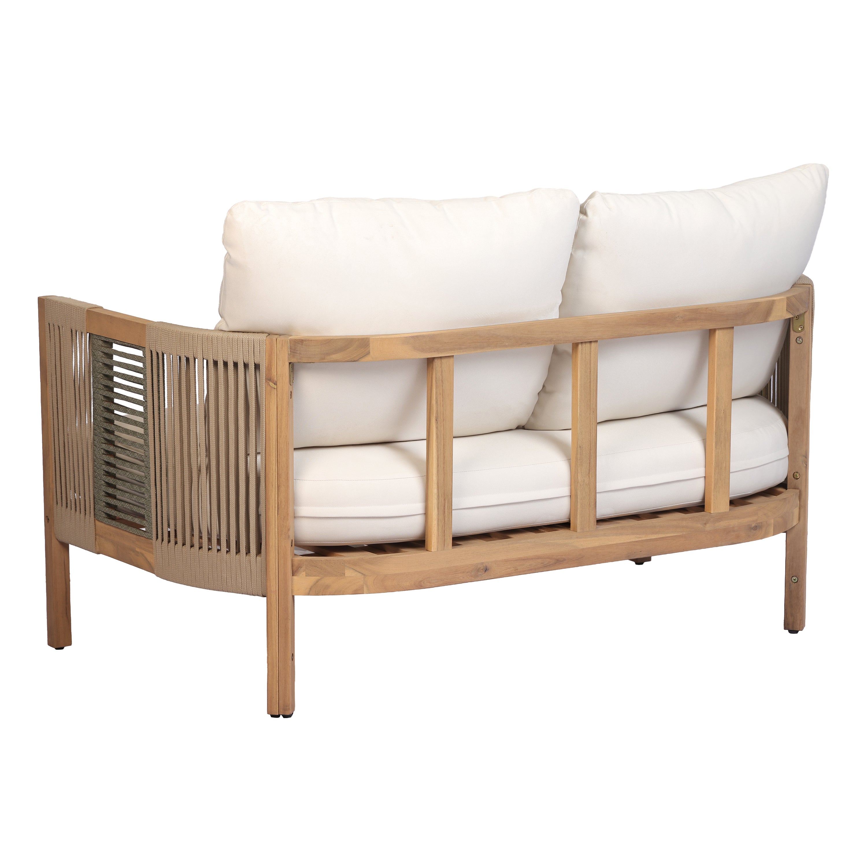 Potter 5-Piece Outdoor Acacia Wood Conversation Set