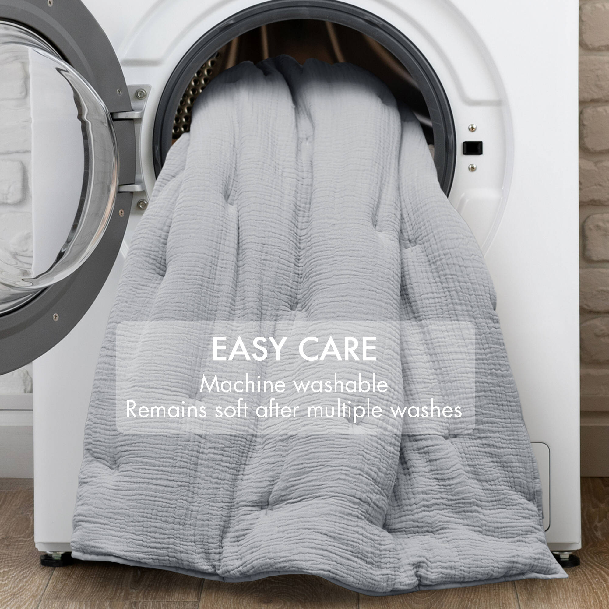 Cotton Gauze Embroidered Euro Sham