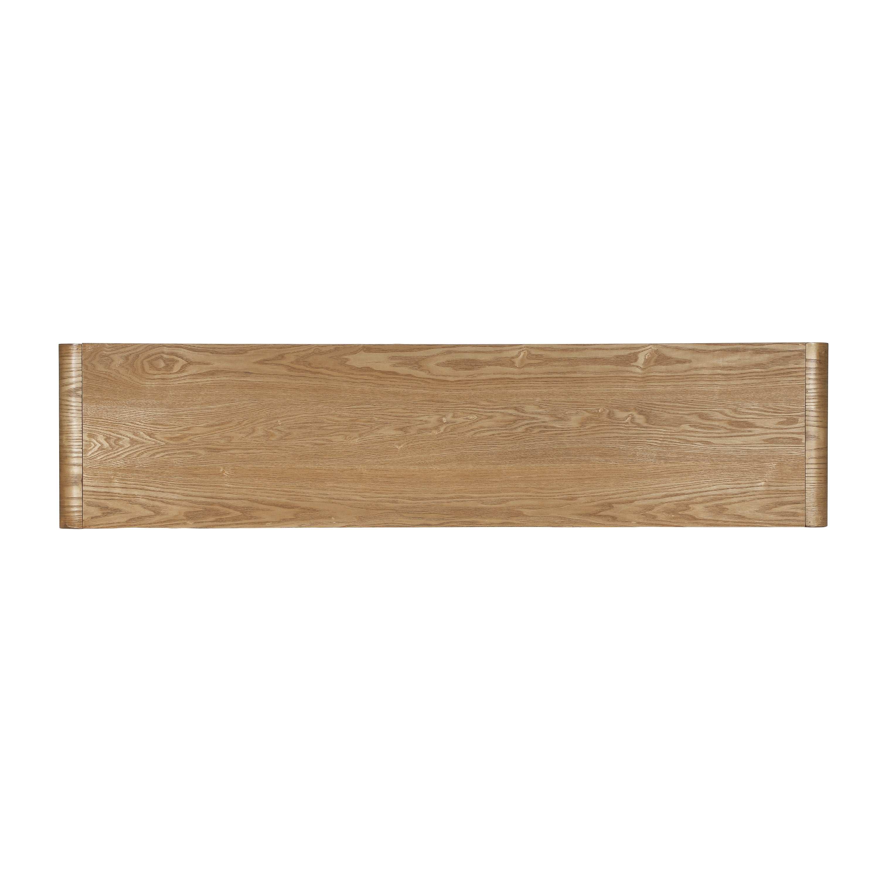 Modern 3-Drawer Console Table with Vertical Slats