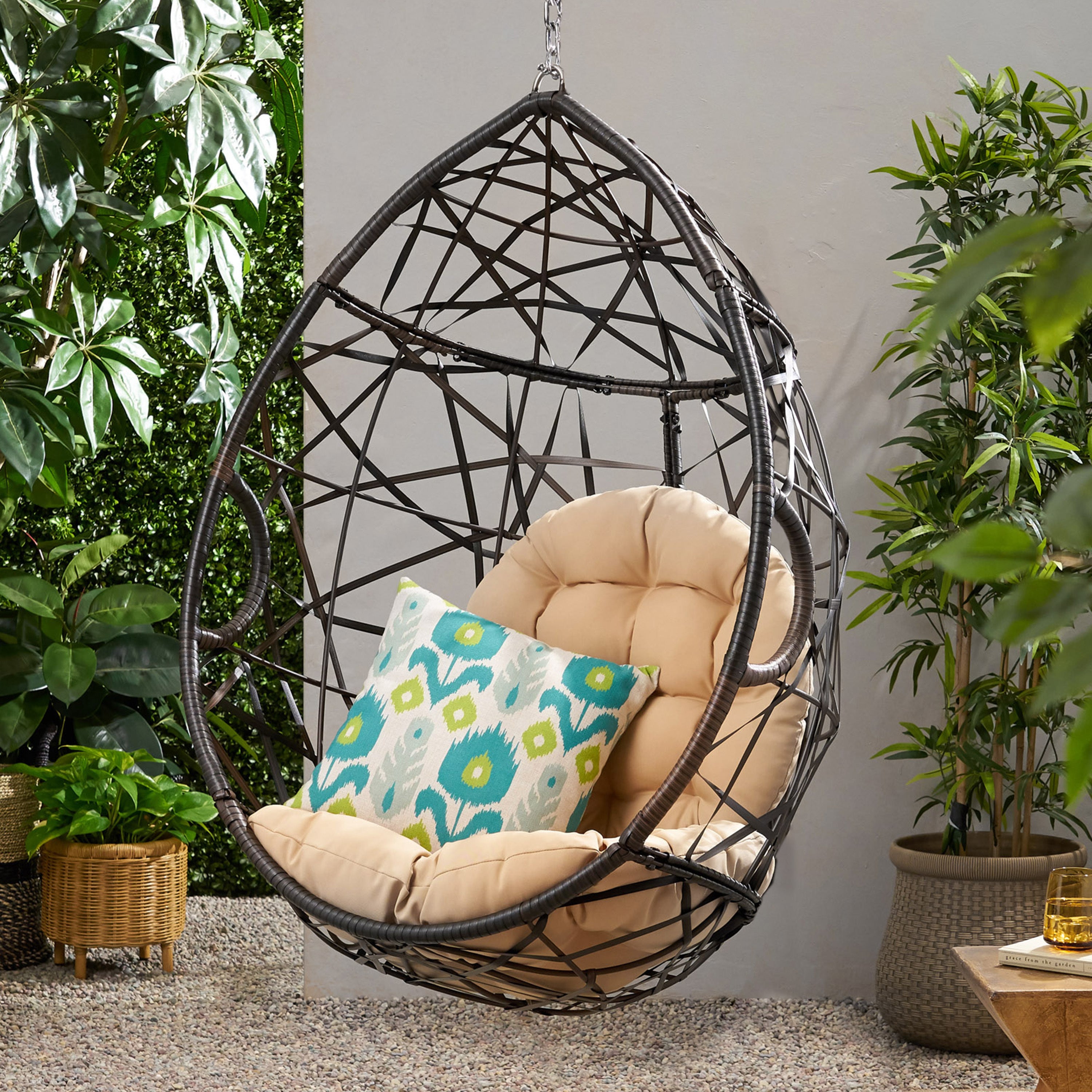 Marlin Hanging Egg Chair-Basket