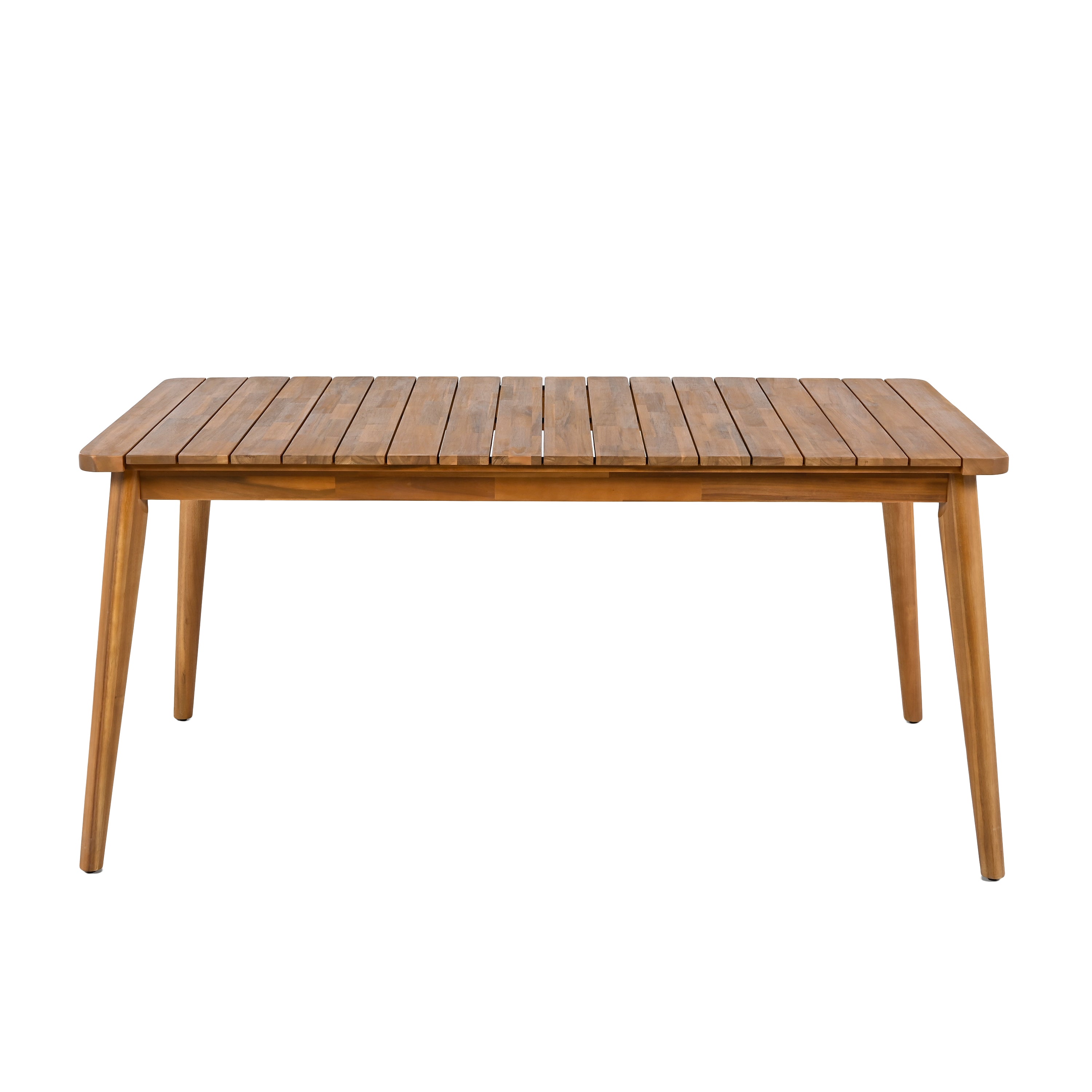 Acacia Wood Rectangular Outdoor Dining Table