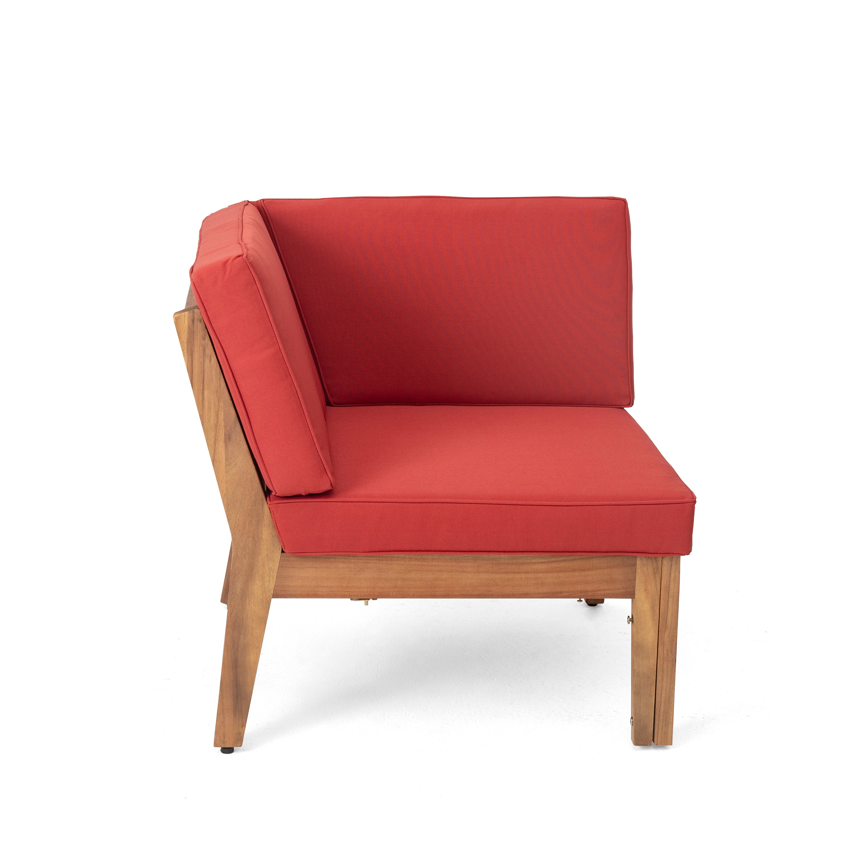 Grenada 5 Seater Acacia Wood Armless Sectional