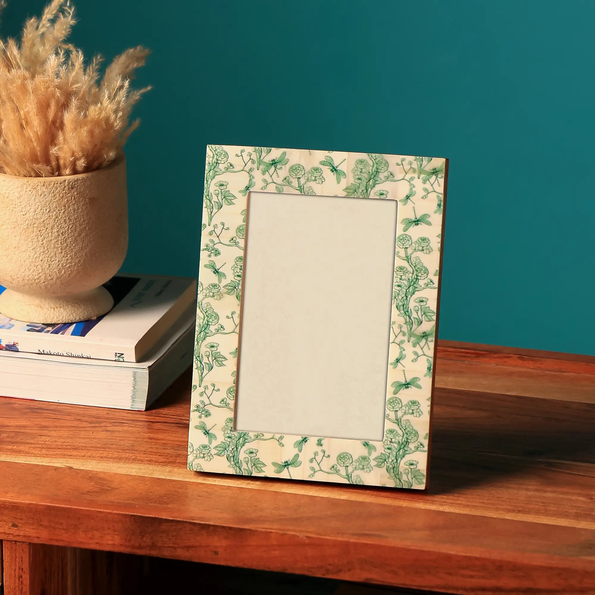 Green Dragonfly Photo Frame