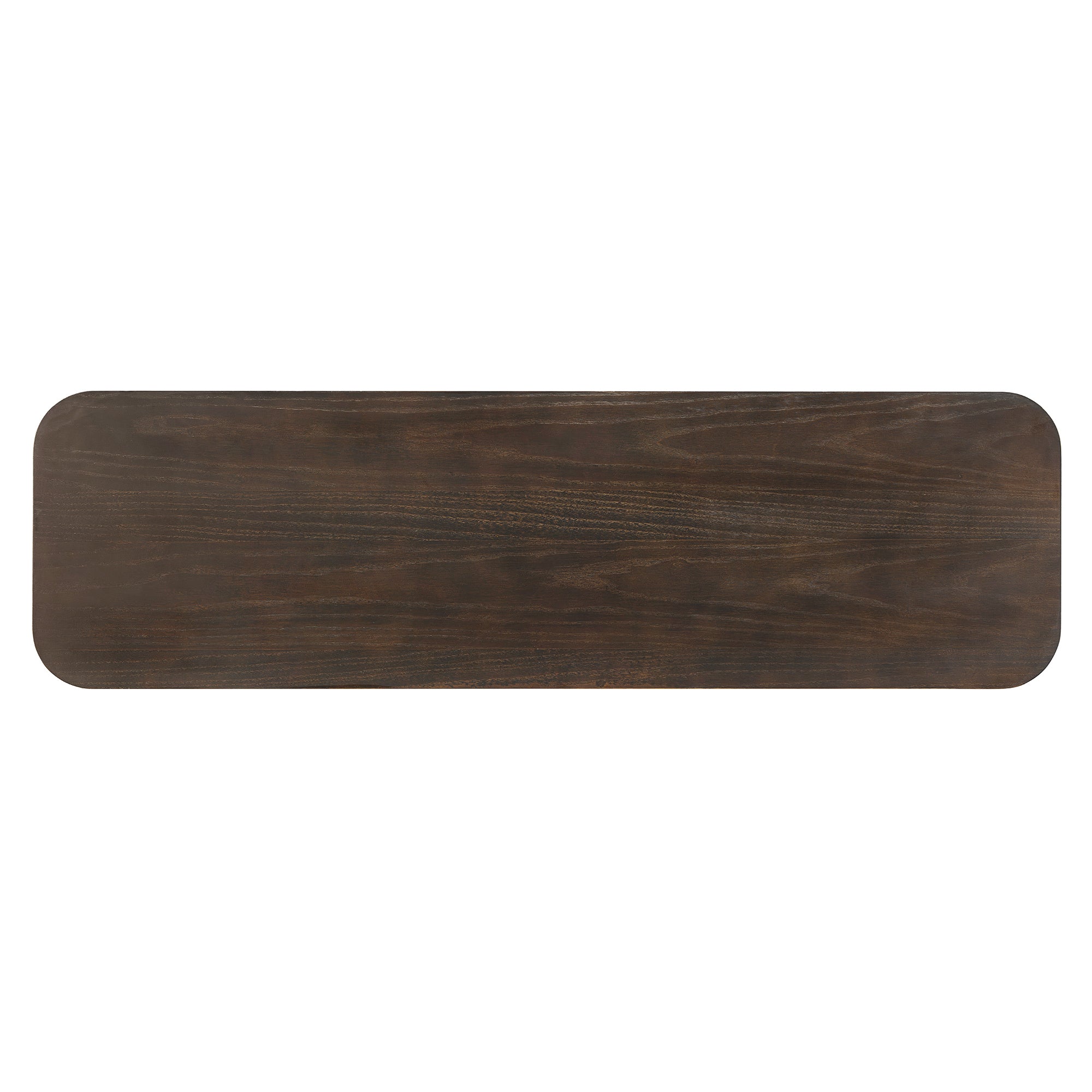 Rustic Console Table with Curved Corners