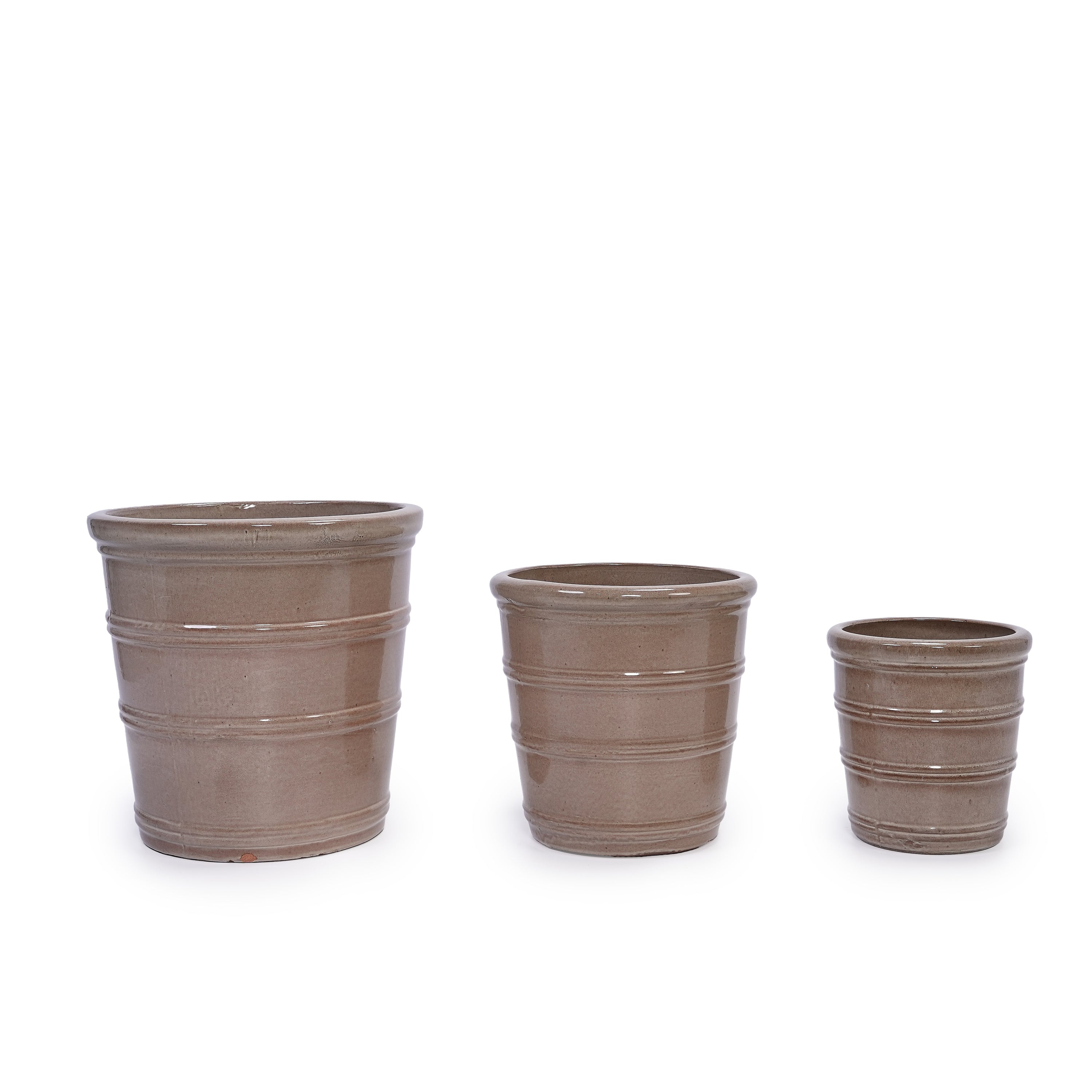 Marrek Handmade Ceramic Planter, Set of 3
