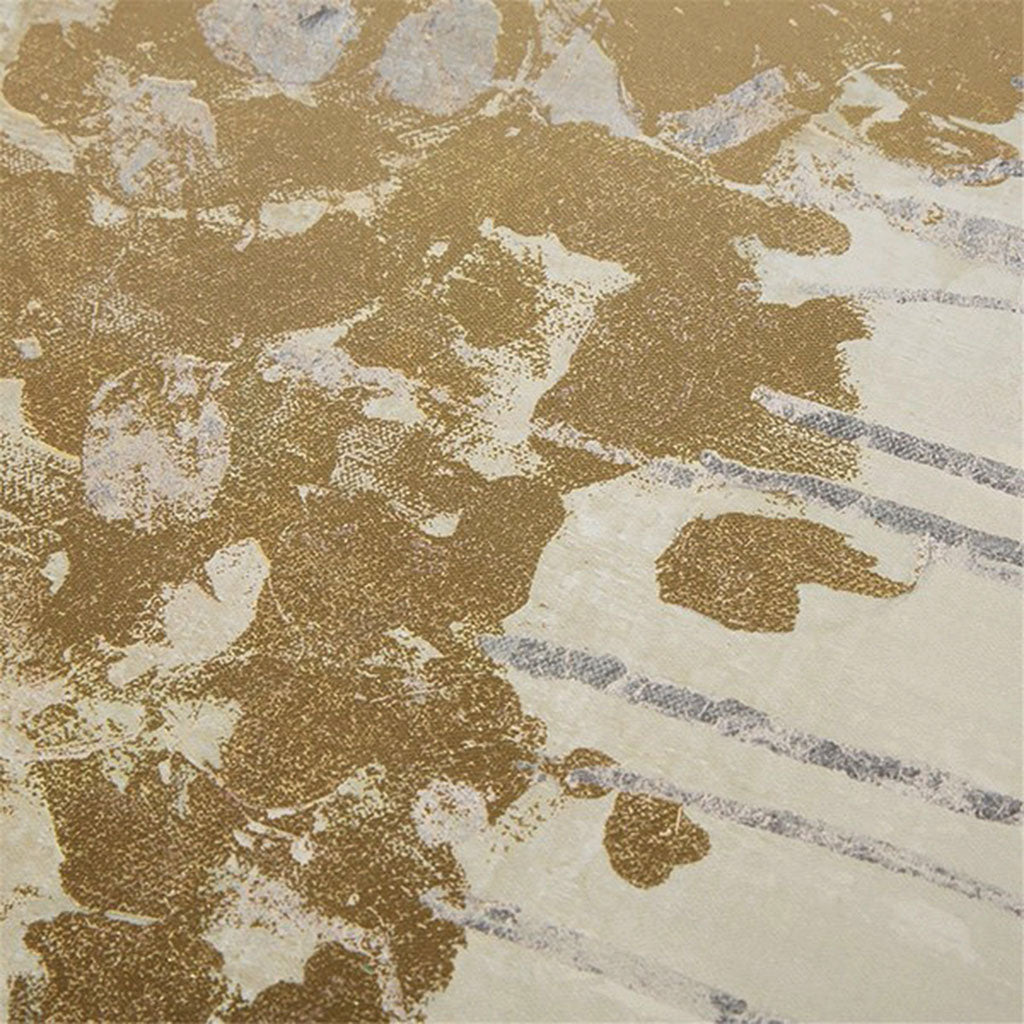 3-Piece Gold Foil Abstract Wall Art Set