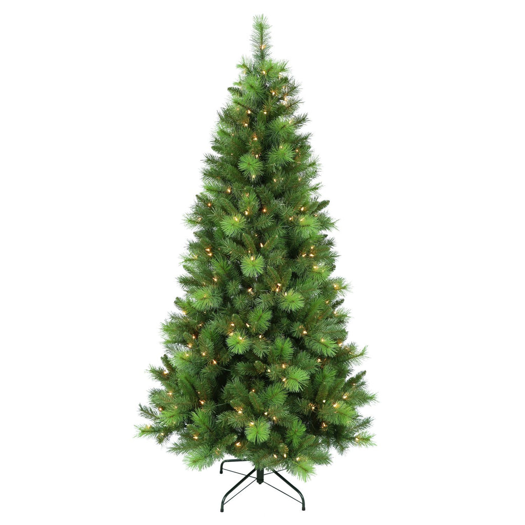 Pre-lit 6.5 ft Adirondack Pine Artificial Christmas Tree