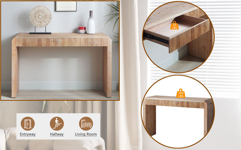 Awala Console Table with Storage Drawer
