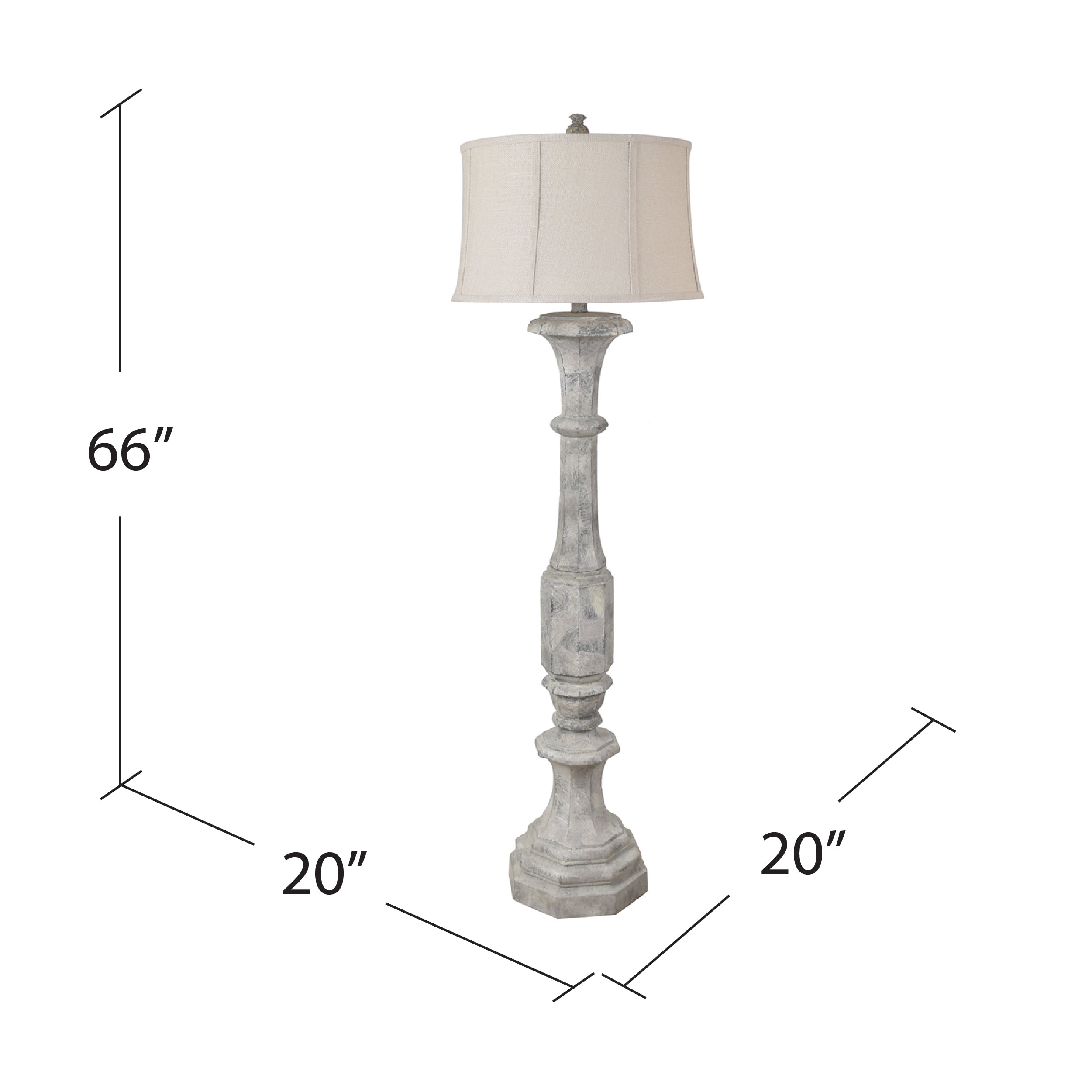 Rustic Elegance Floor Lamp