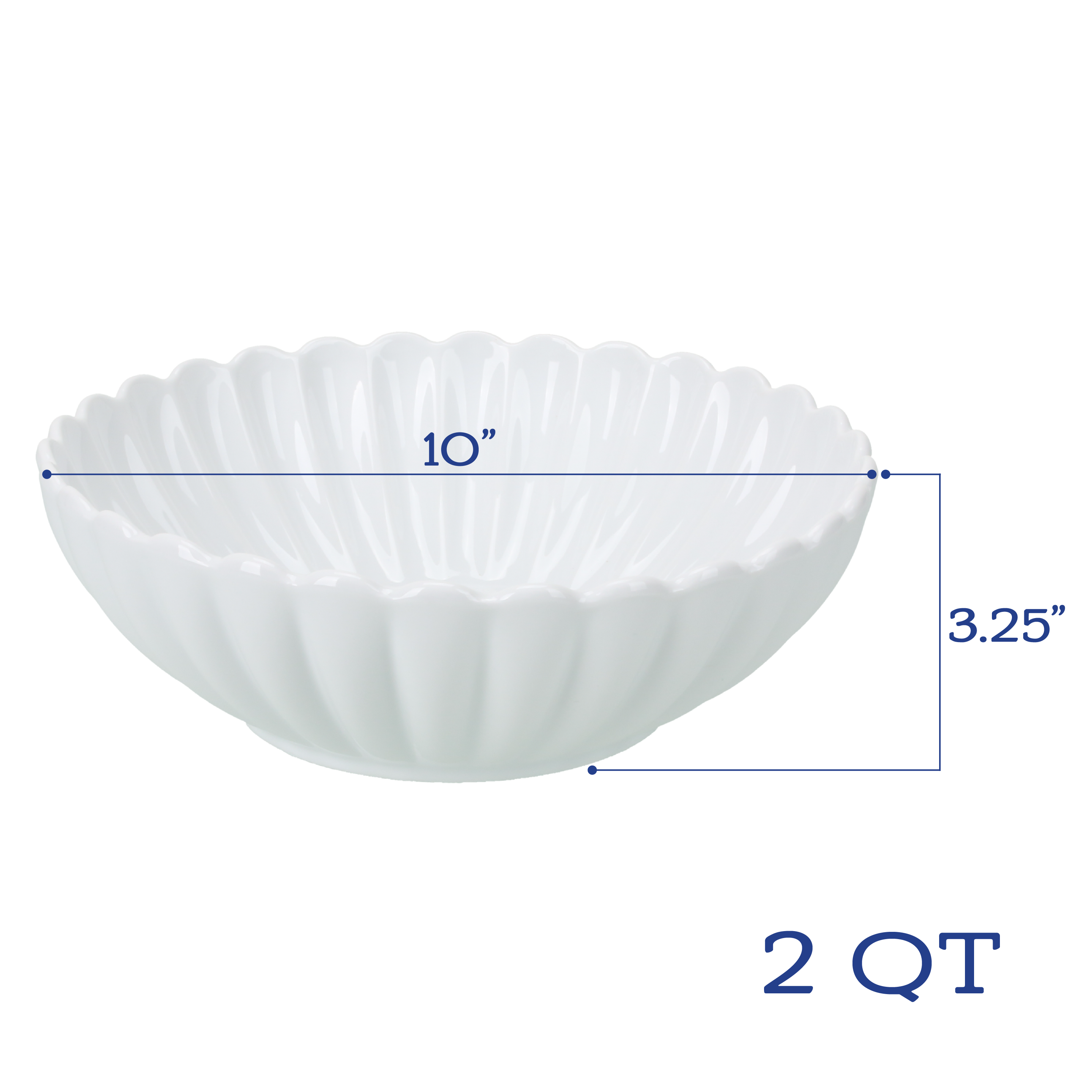 Petal Set of 2 Serving Bowls