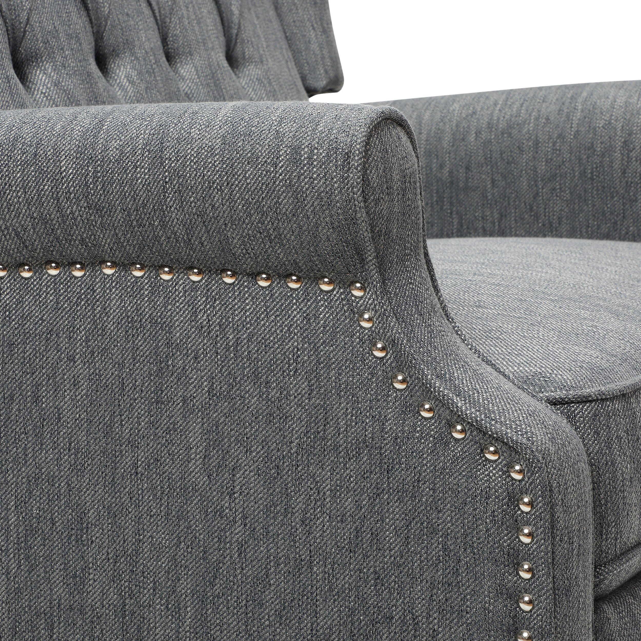 Oversized Wingback Tufted Recliner Accent Chair