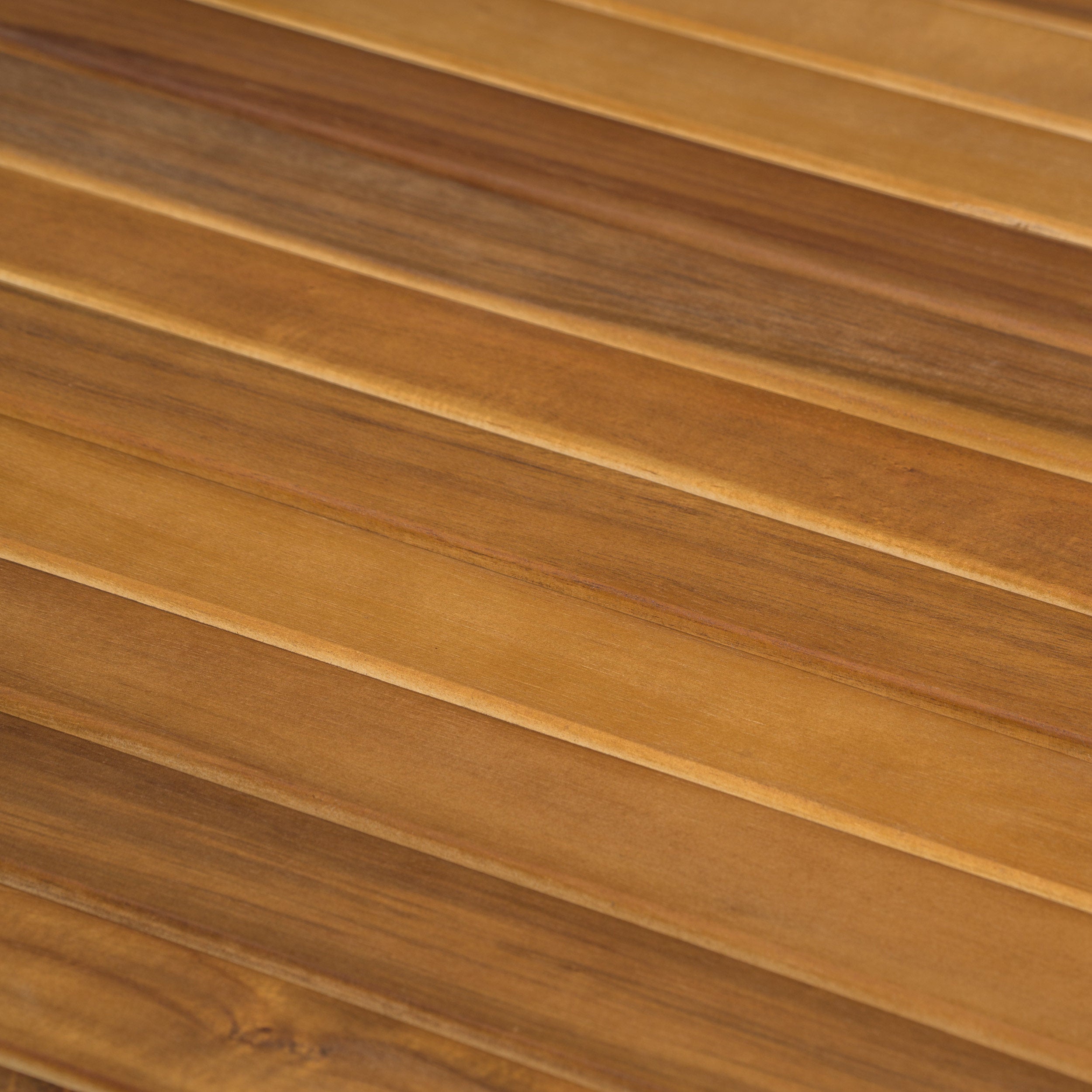 Outdoor Dining Table with Acacia Wood Frame, Teak