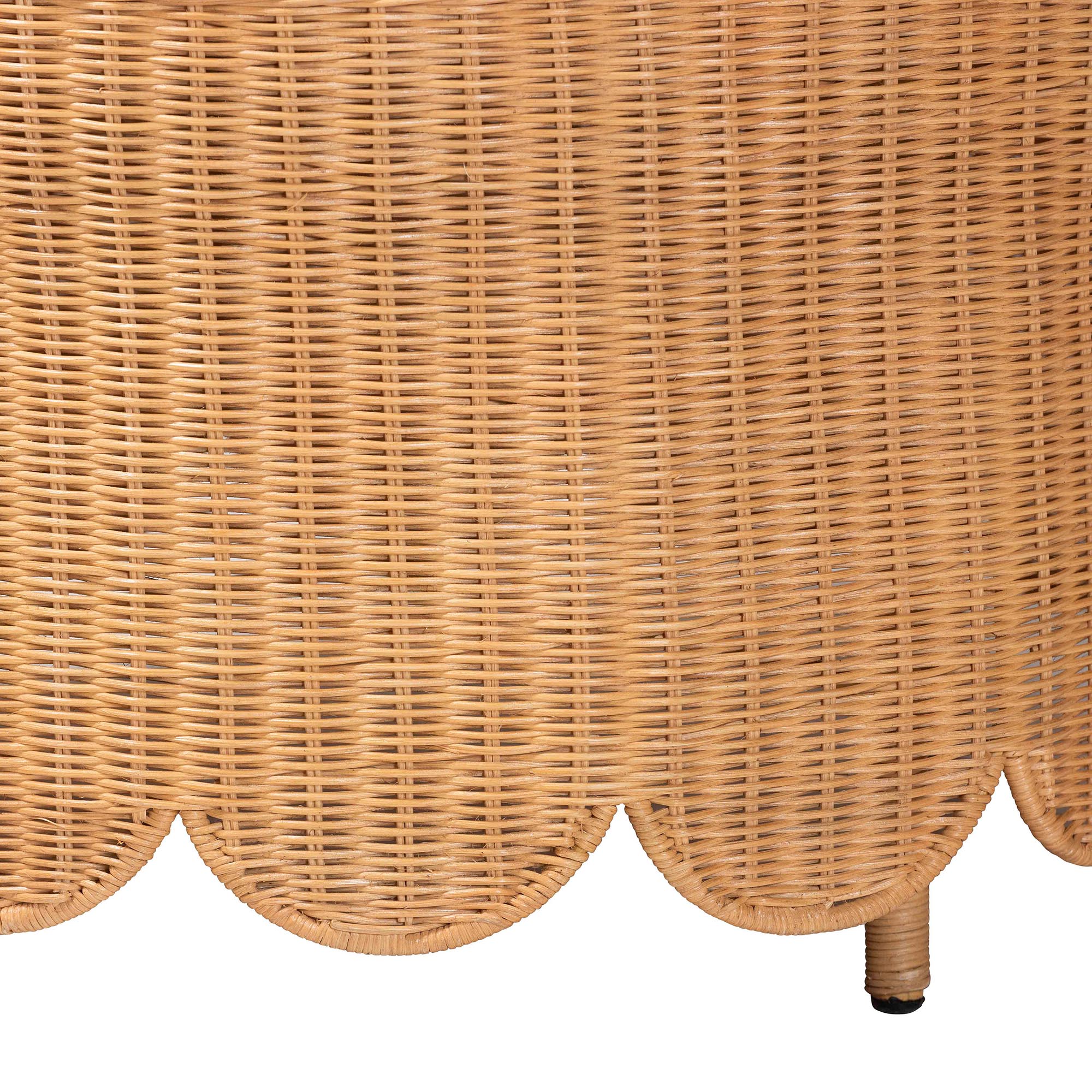 Zander Rattan Ottoman