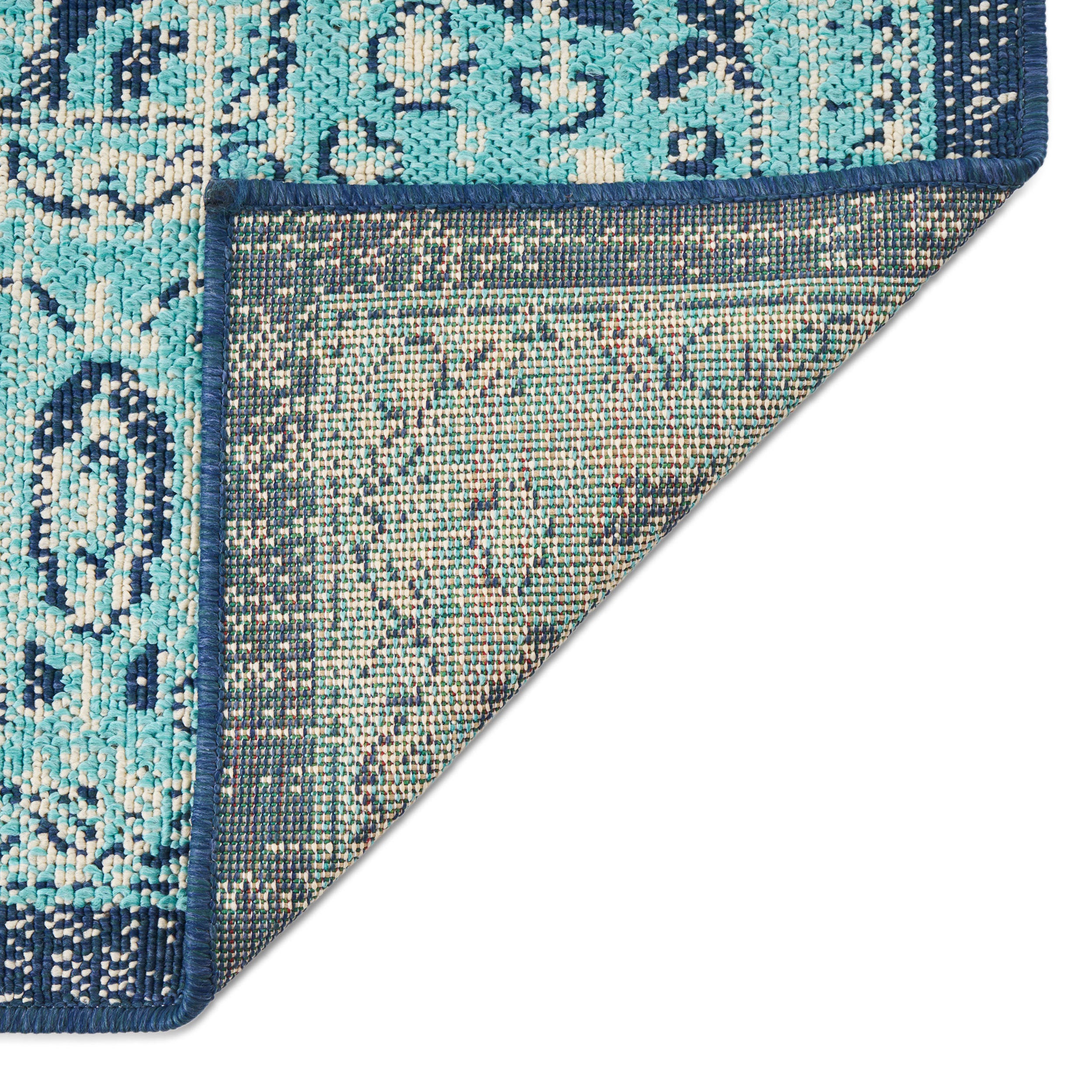 84" x 63" Outdoor Polypropylene Area Rug with Rectangle Shape
