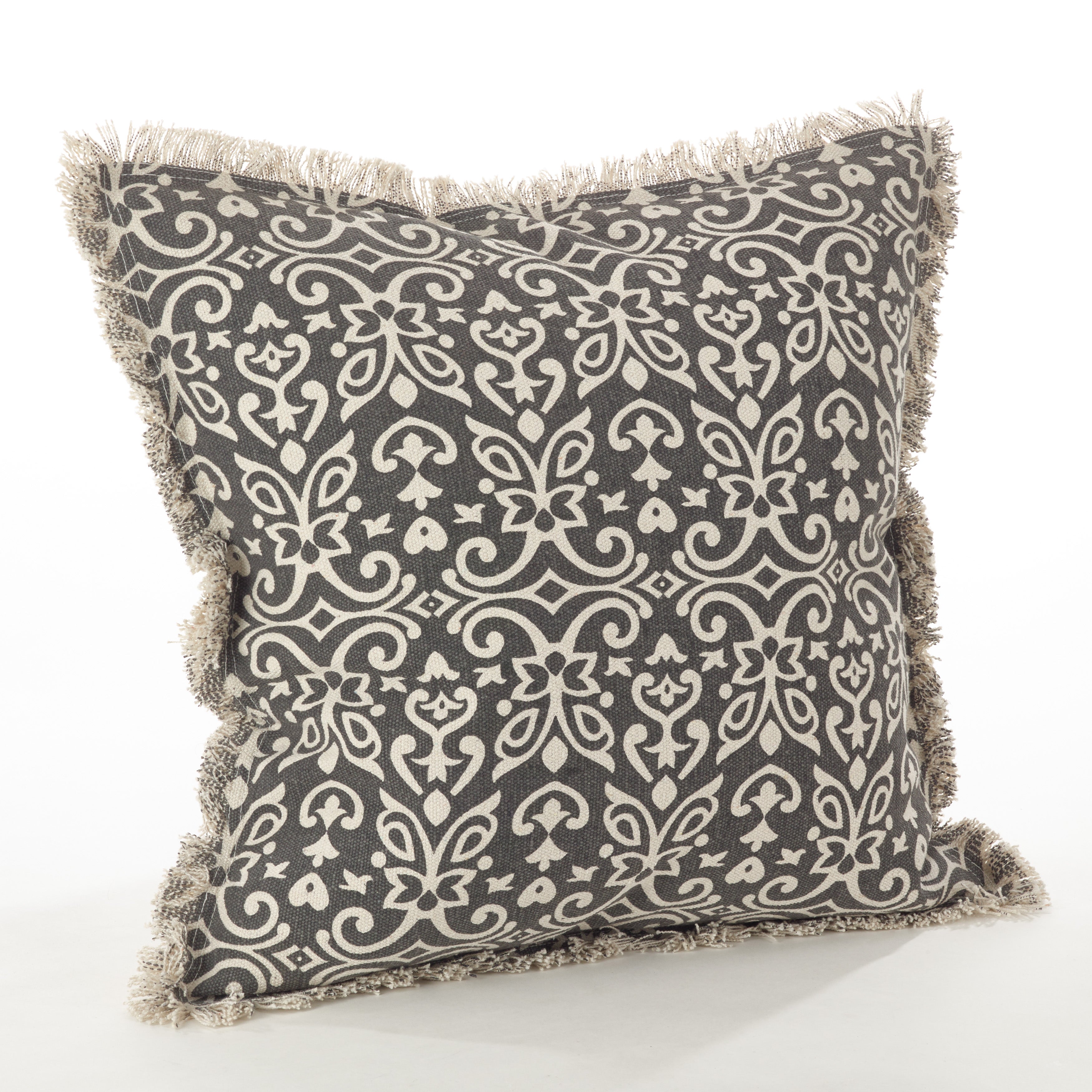 Geometric Design Down Filled Throw Pillow
