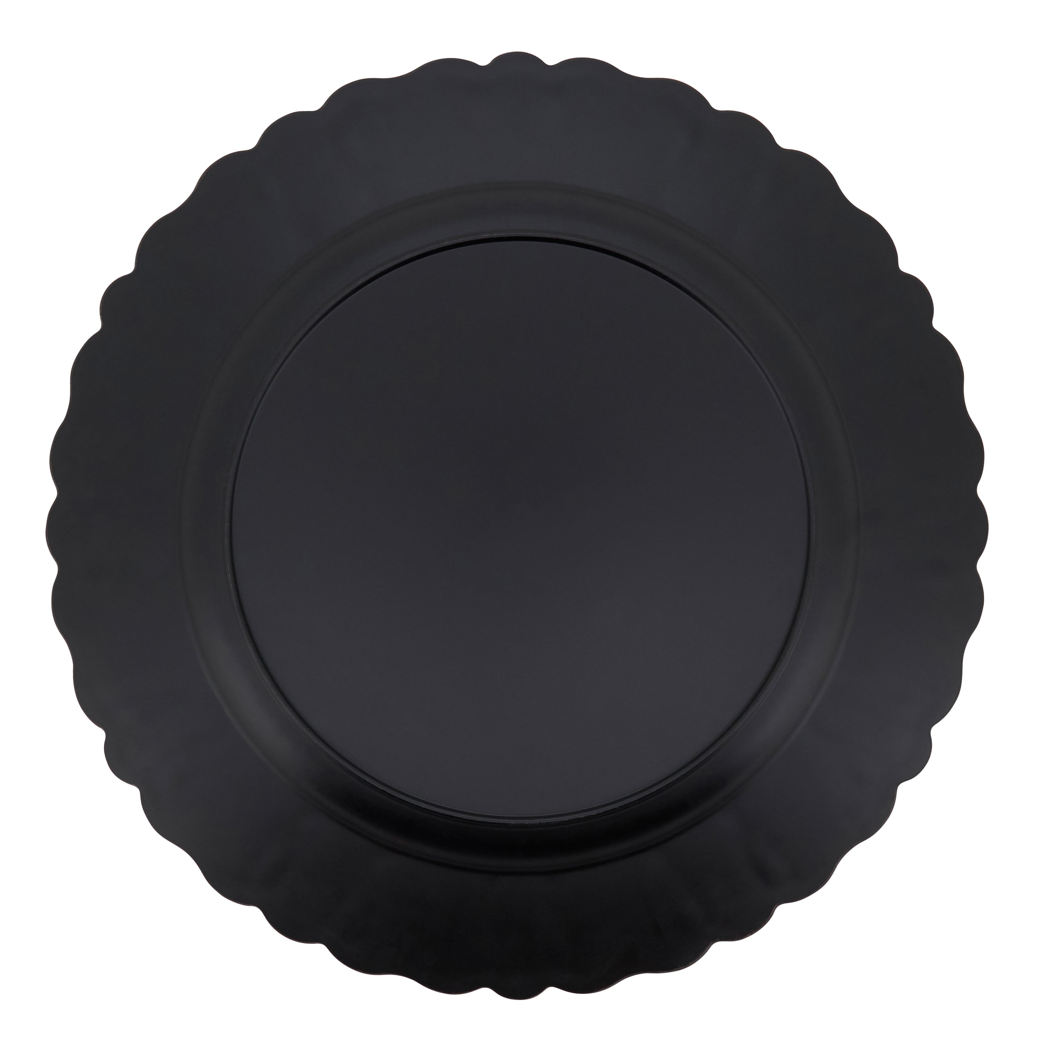 Scalloped Ruffled Charger, Set of 4