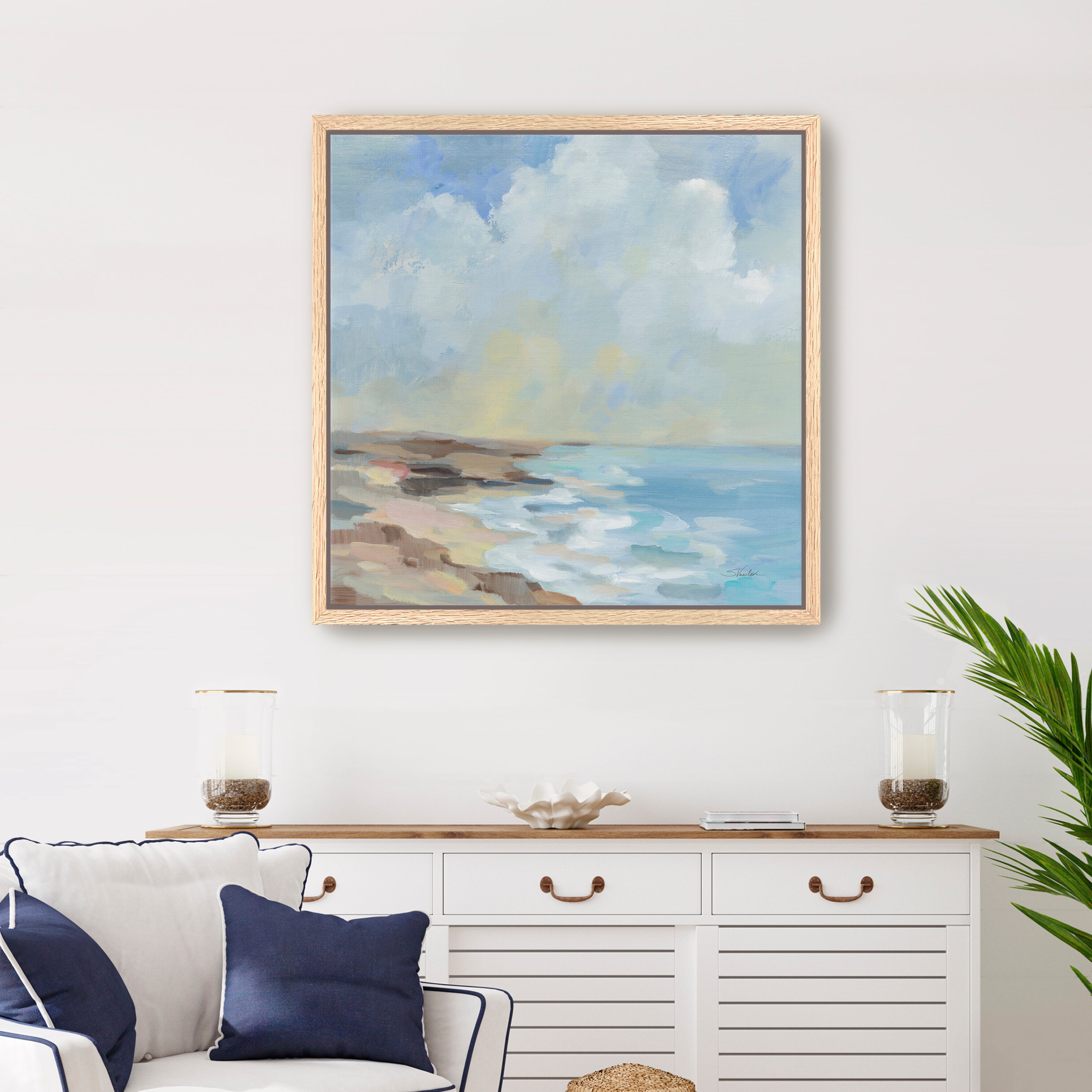 By the Beach Canvas Giclee