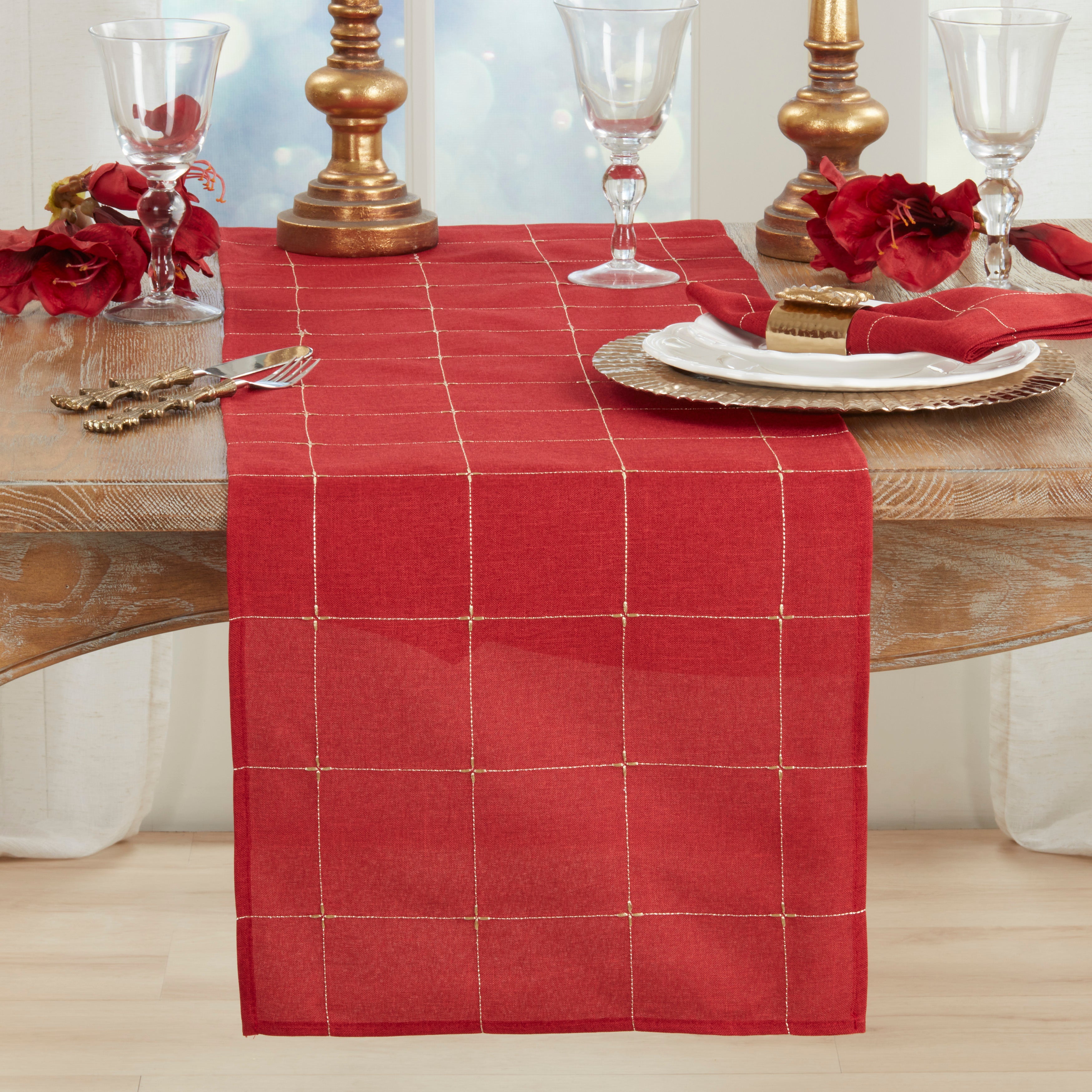 Pier 1 Embroidered Table Runner