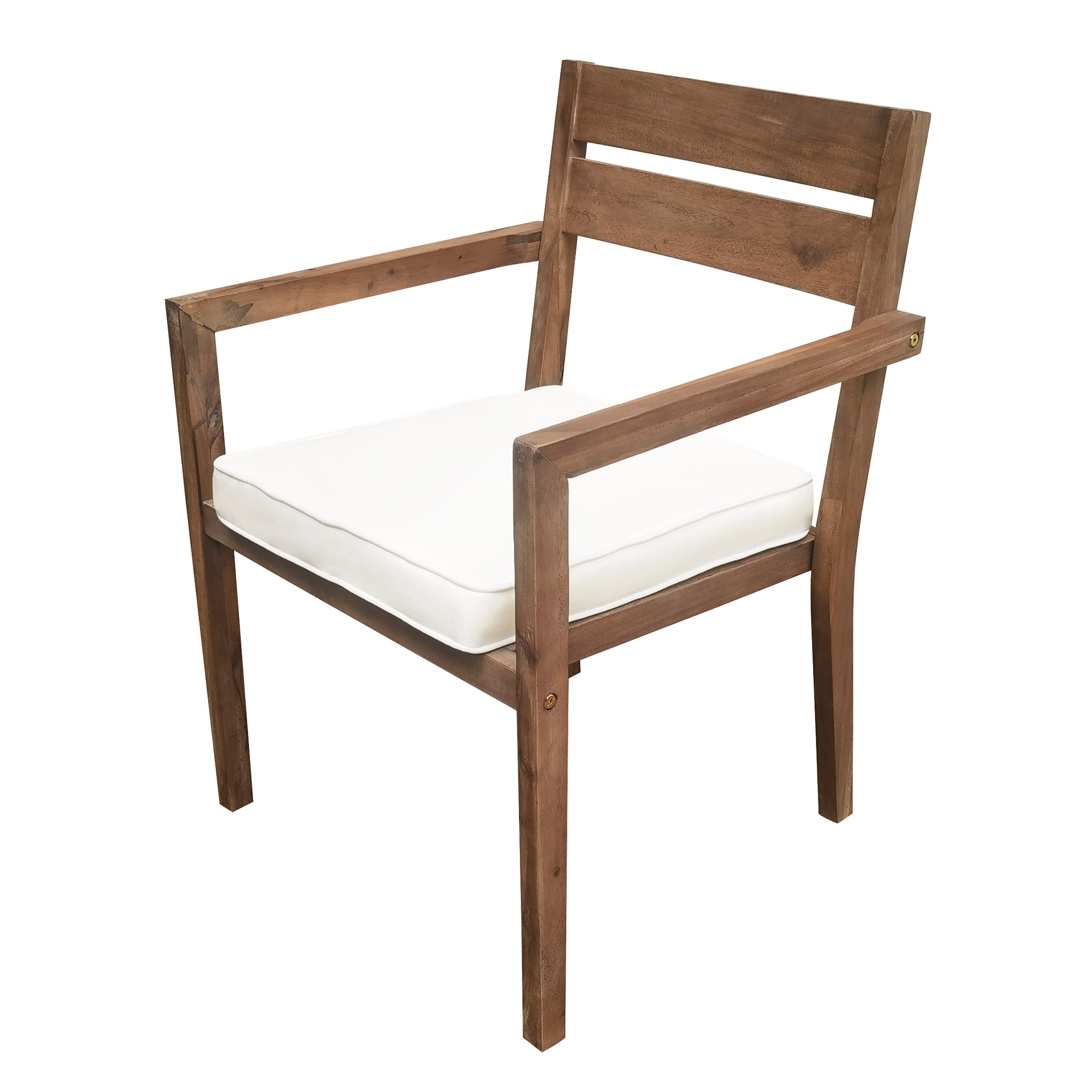 Acacia Wood Outdoor Dining Set with Table And 6 Chairs