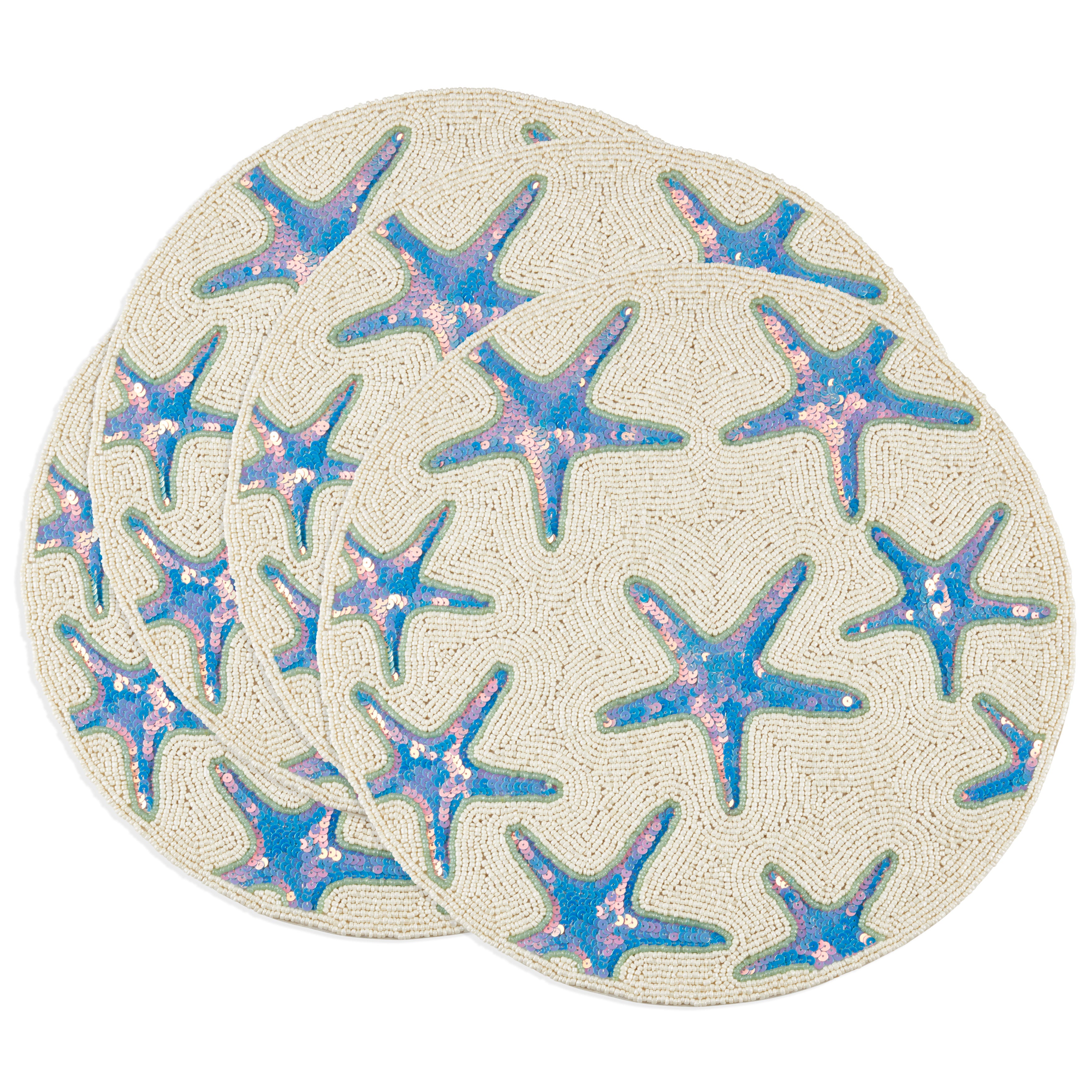 Ocean Glow Starfish Placemat, Set of 4