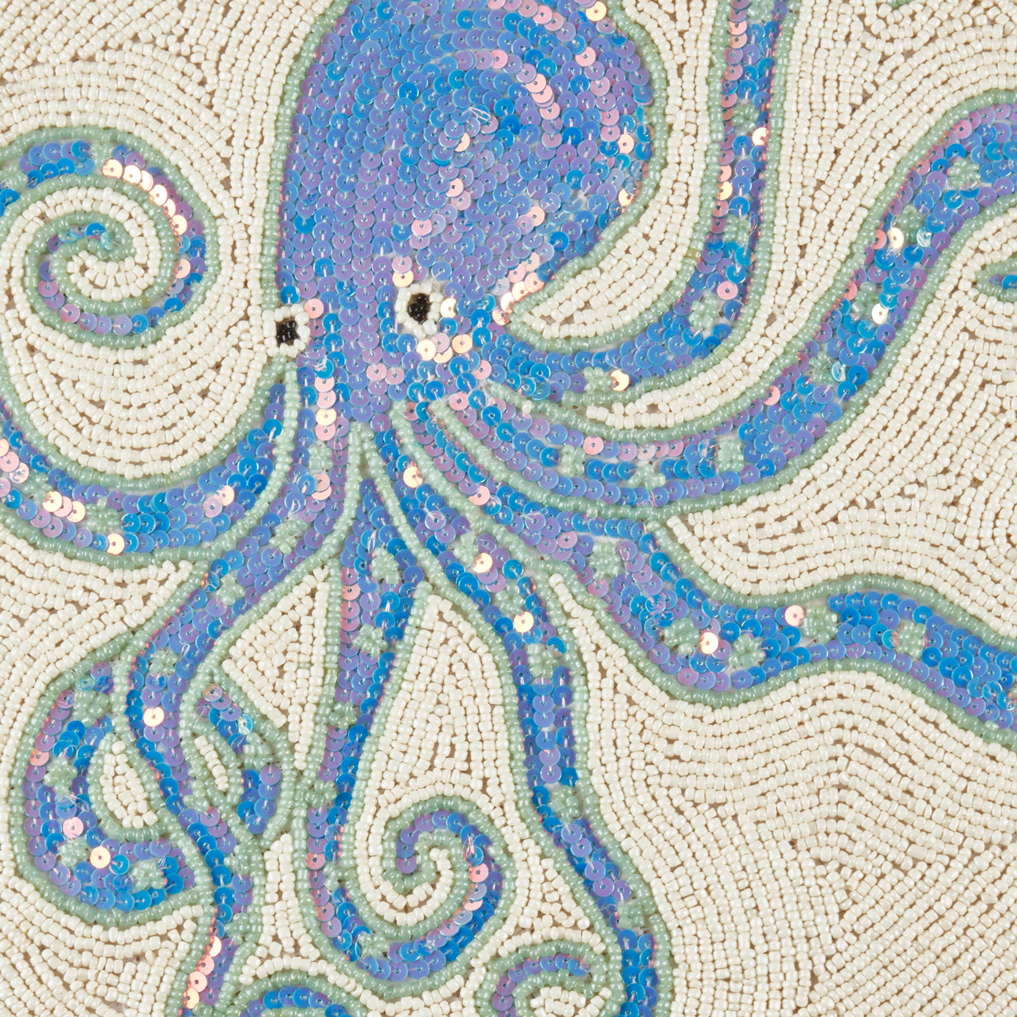 Tentacle Treasure Beaded Placemat, Set of 4