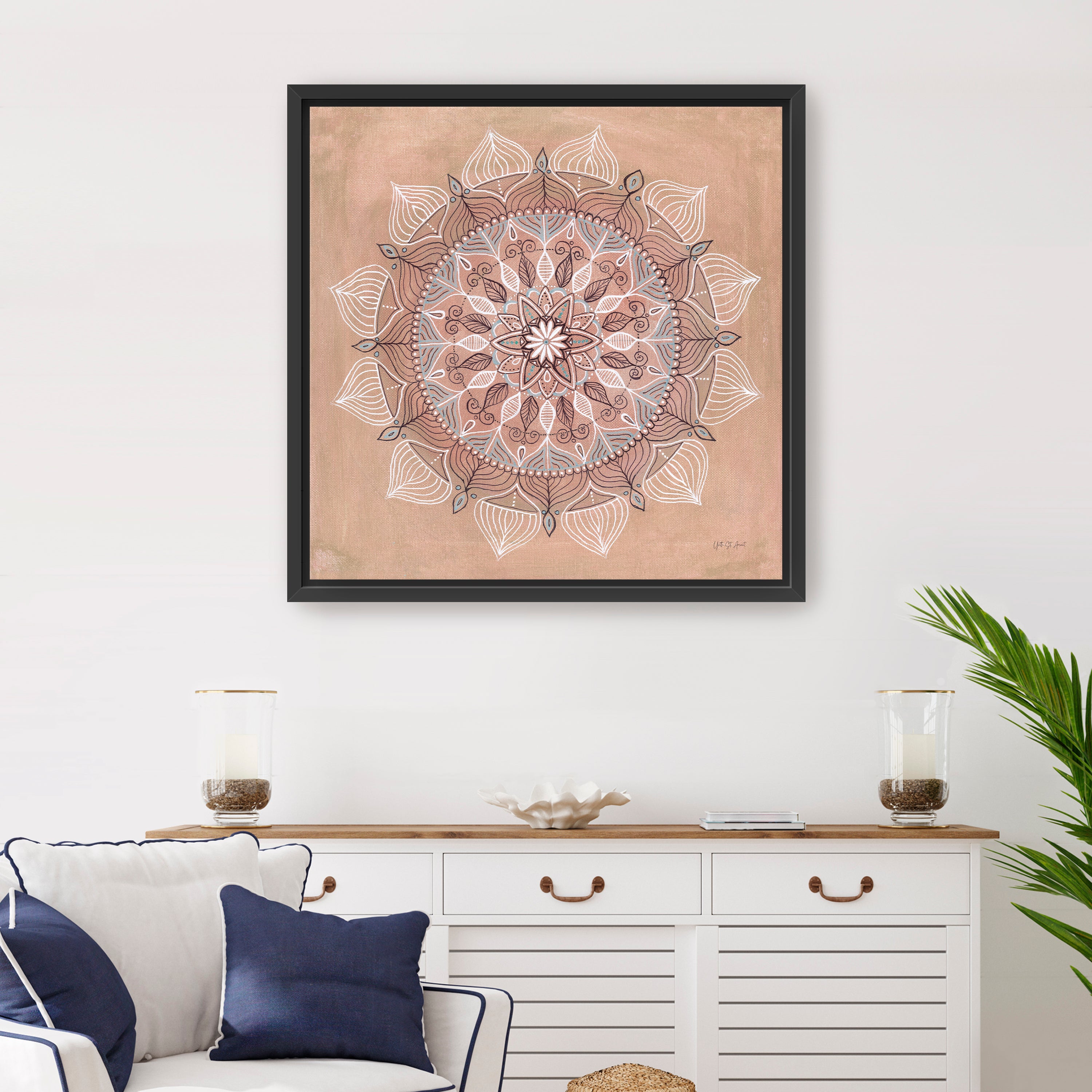 Desert Mandala Canvas Giclee