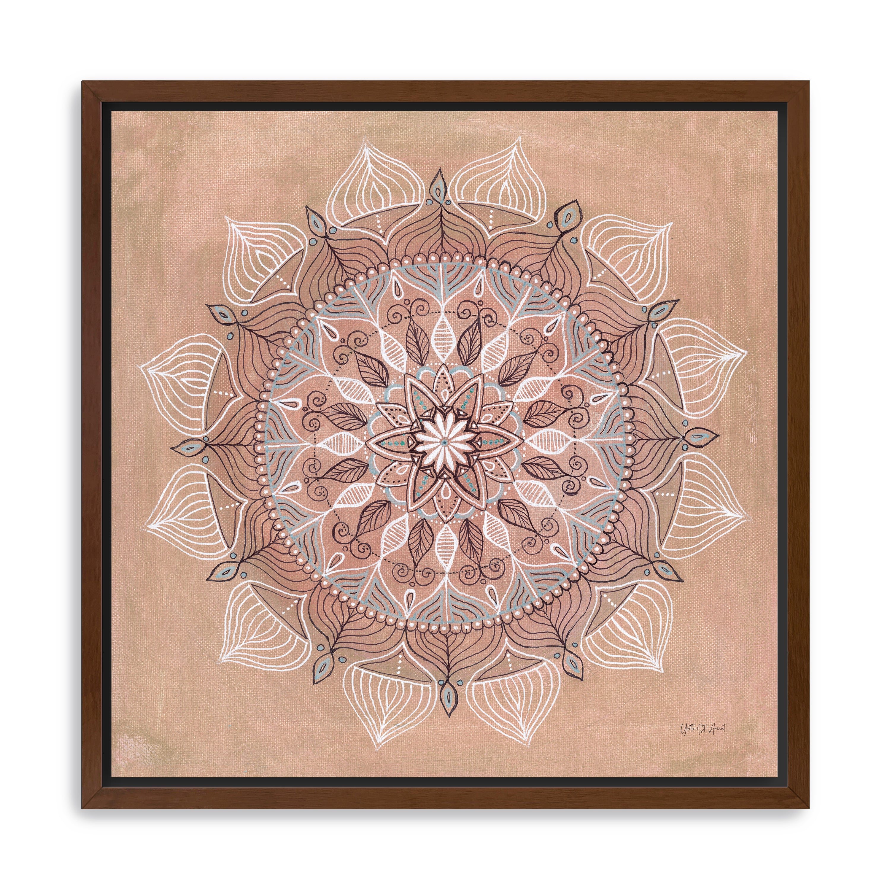 Desert Mandala Canvas Giclee
