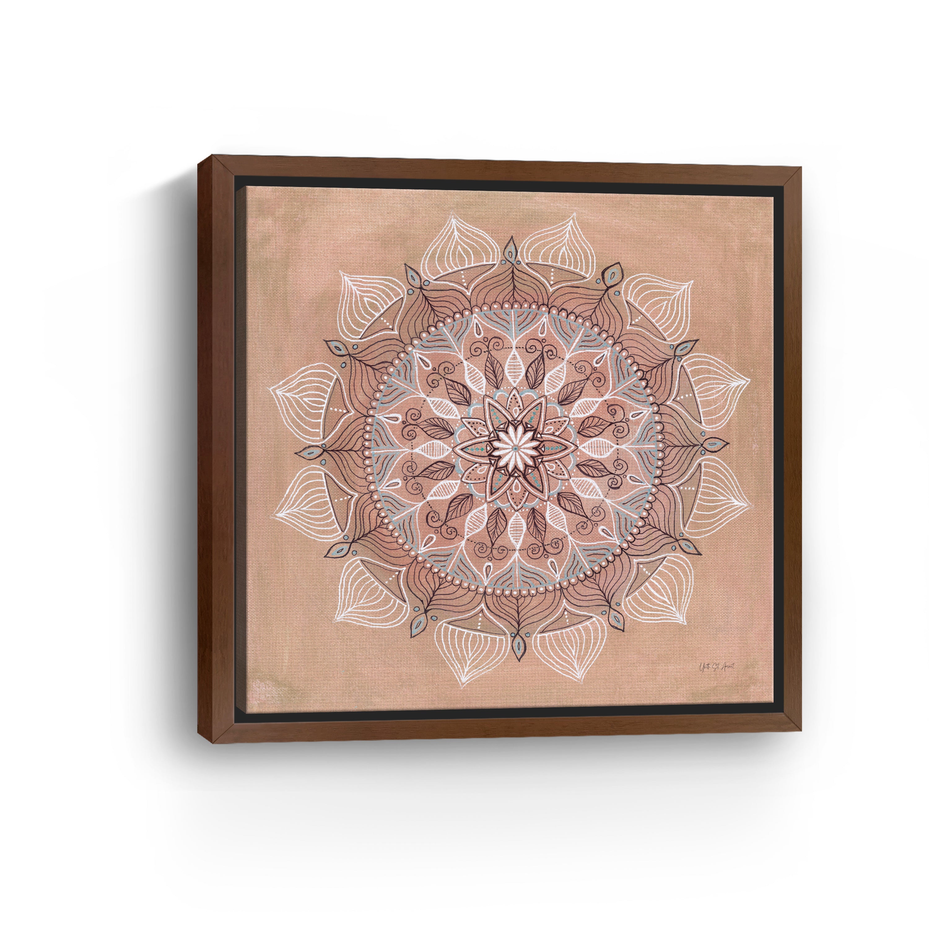Desert Mandala Canvas Giclee