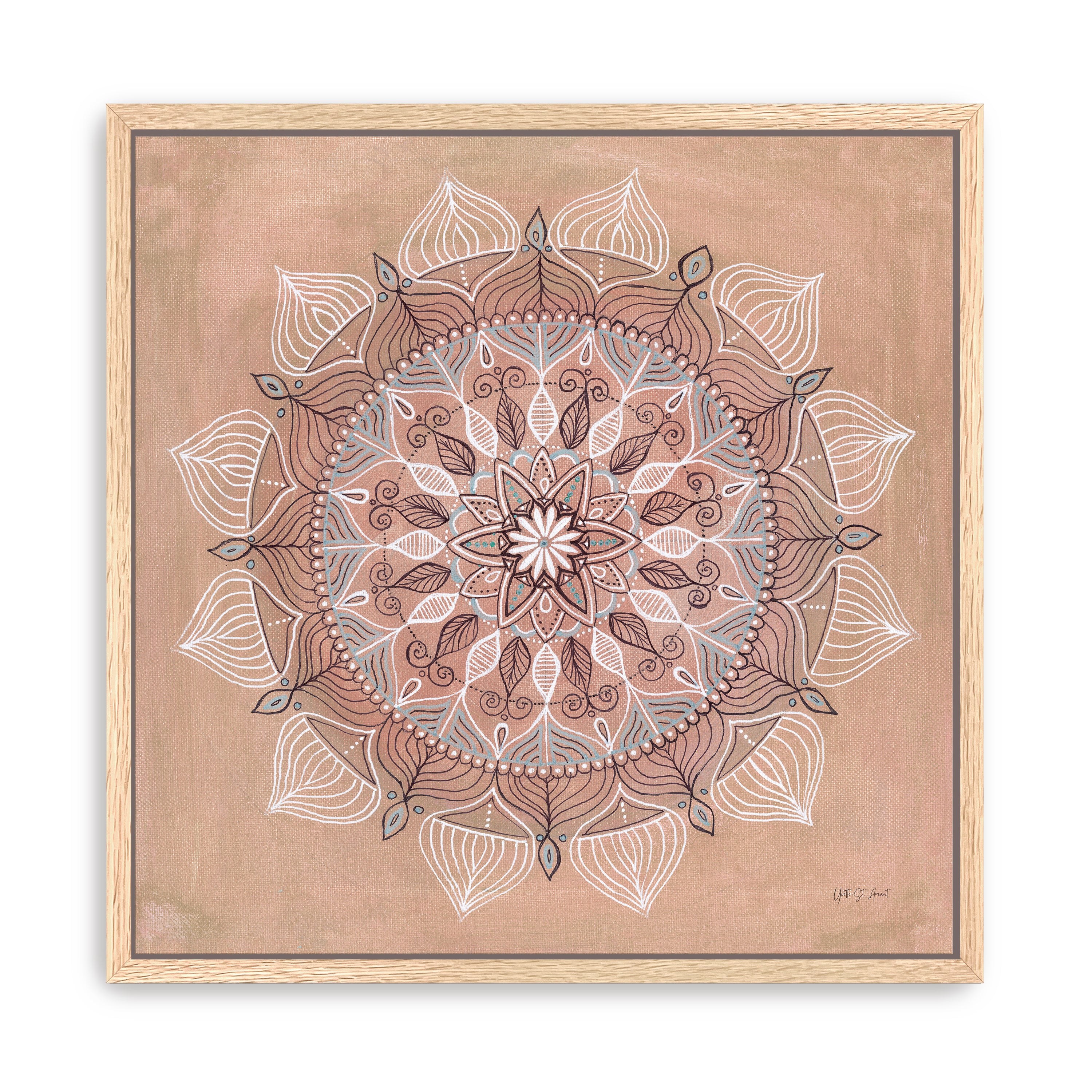 Desert Mandala Canvas Giclee