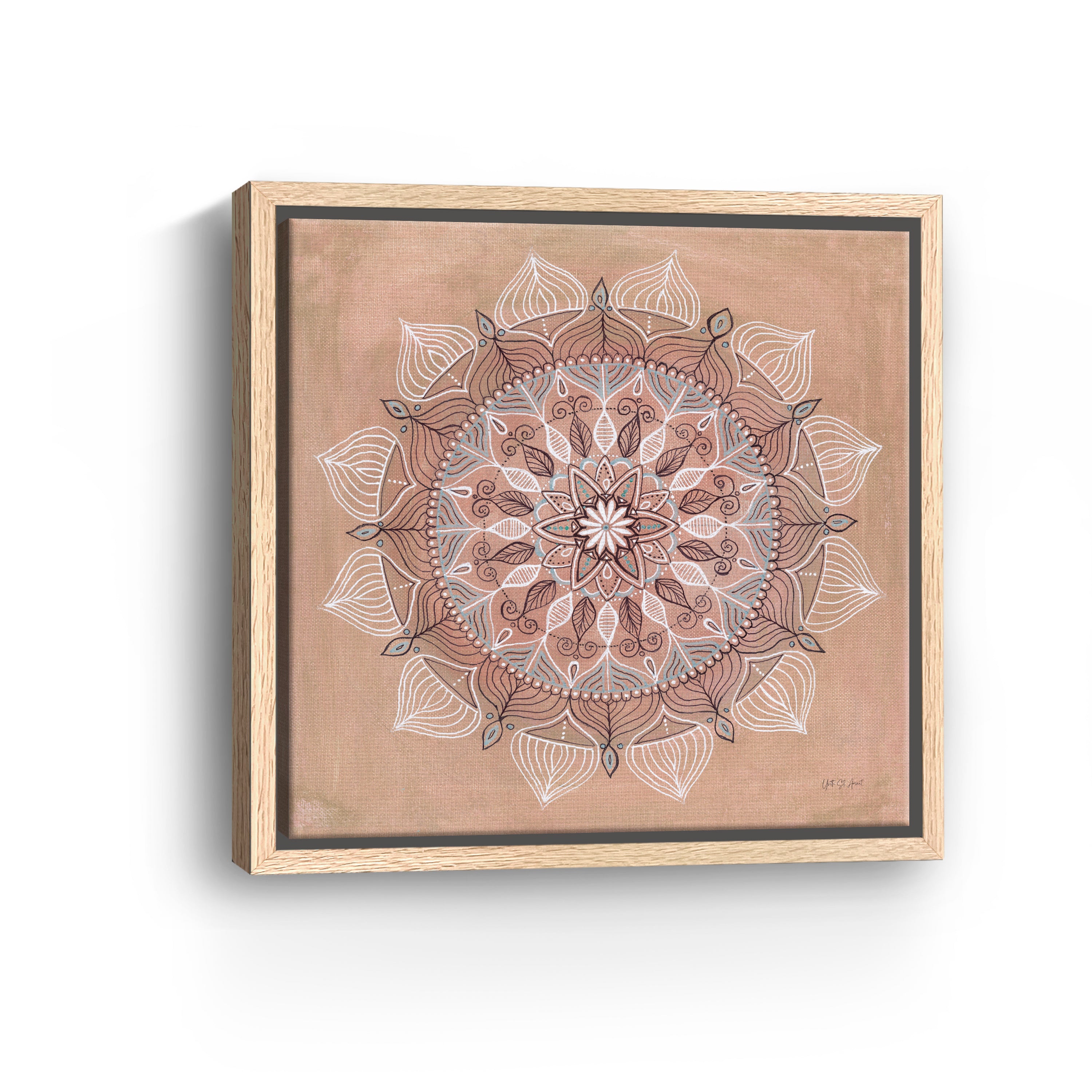 Desert Mandala Canvas Giclee
