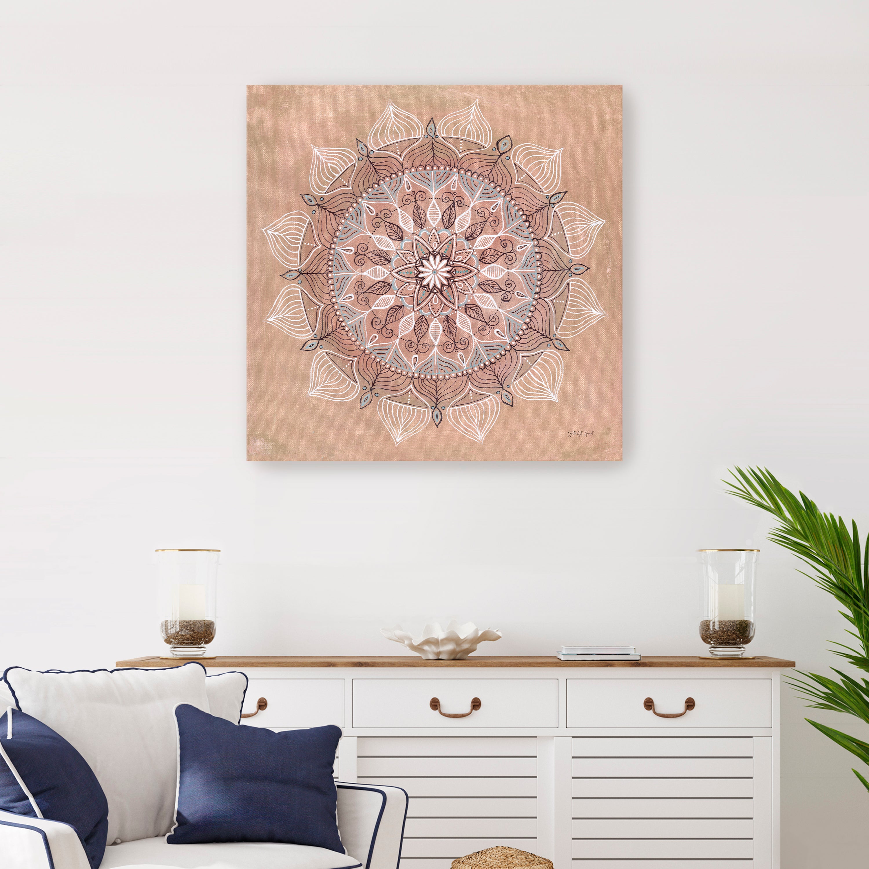 Desert Mandala Canvas Giclee