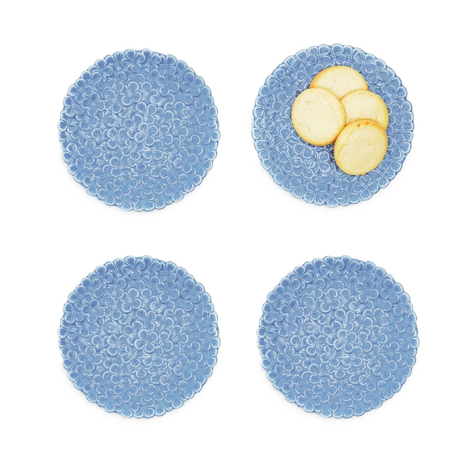 Hydrangea Tidbit Dish, Set of 4