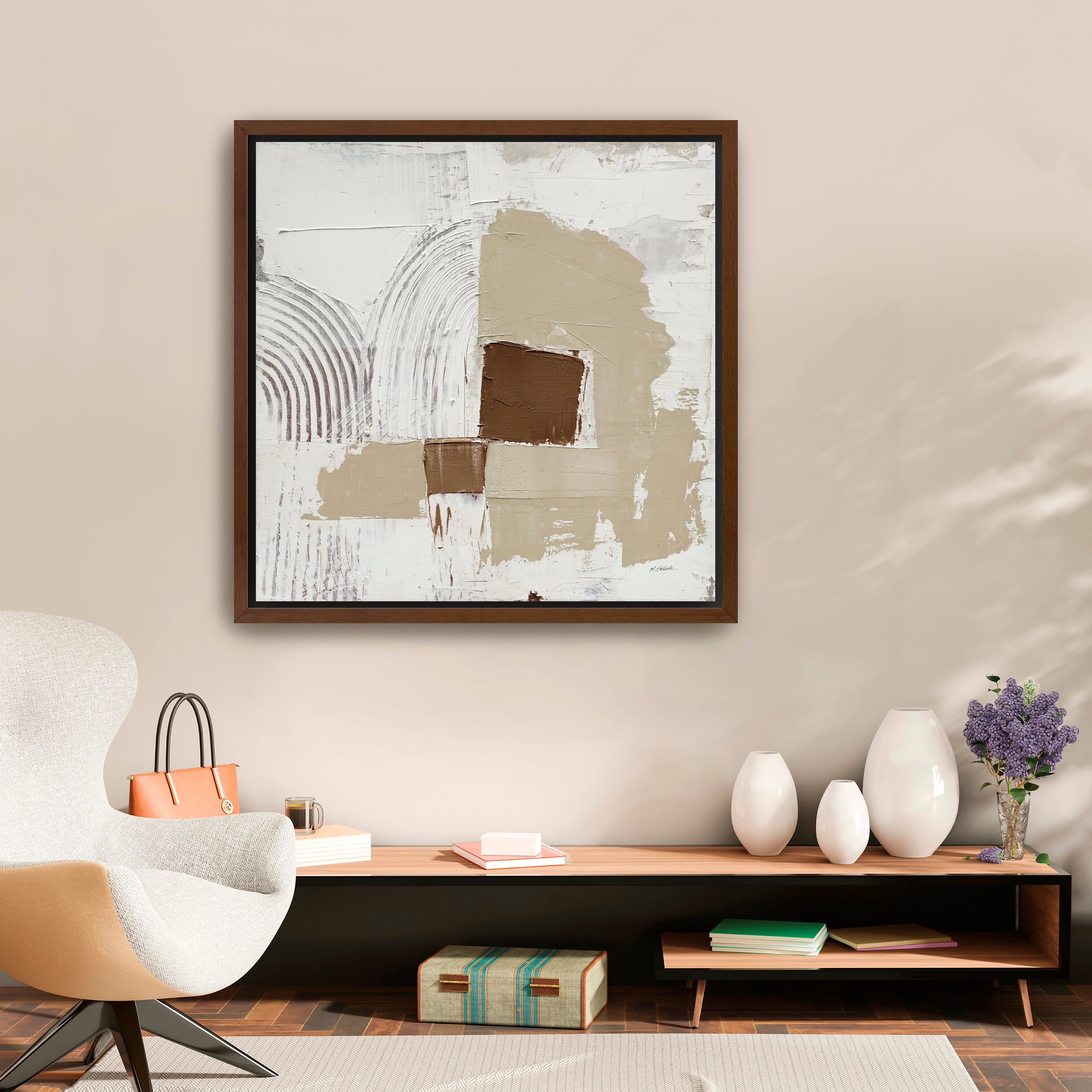 Transformation Brown  Canvas Giclee