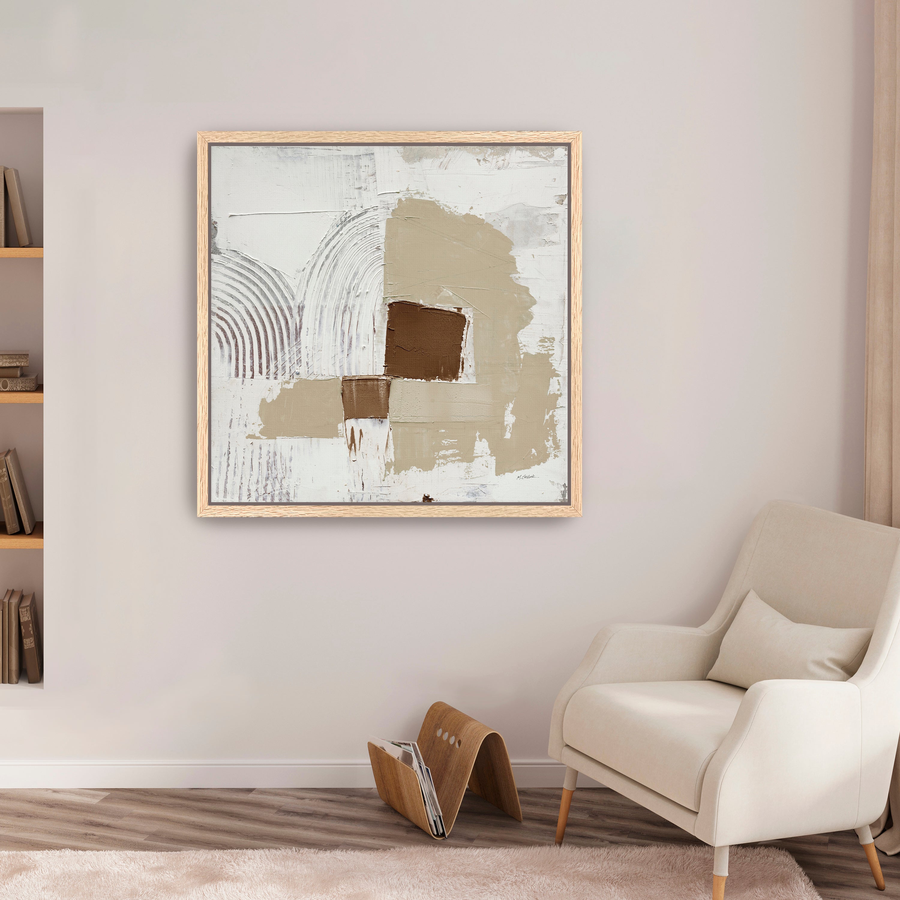 Transformation Brown  Canvas Giclee