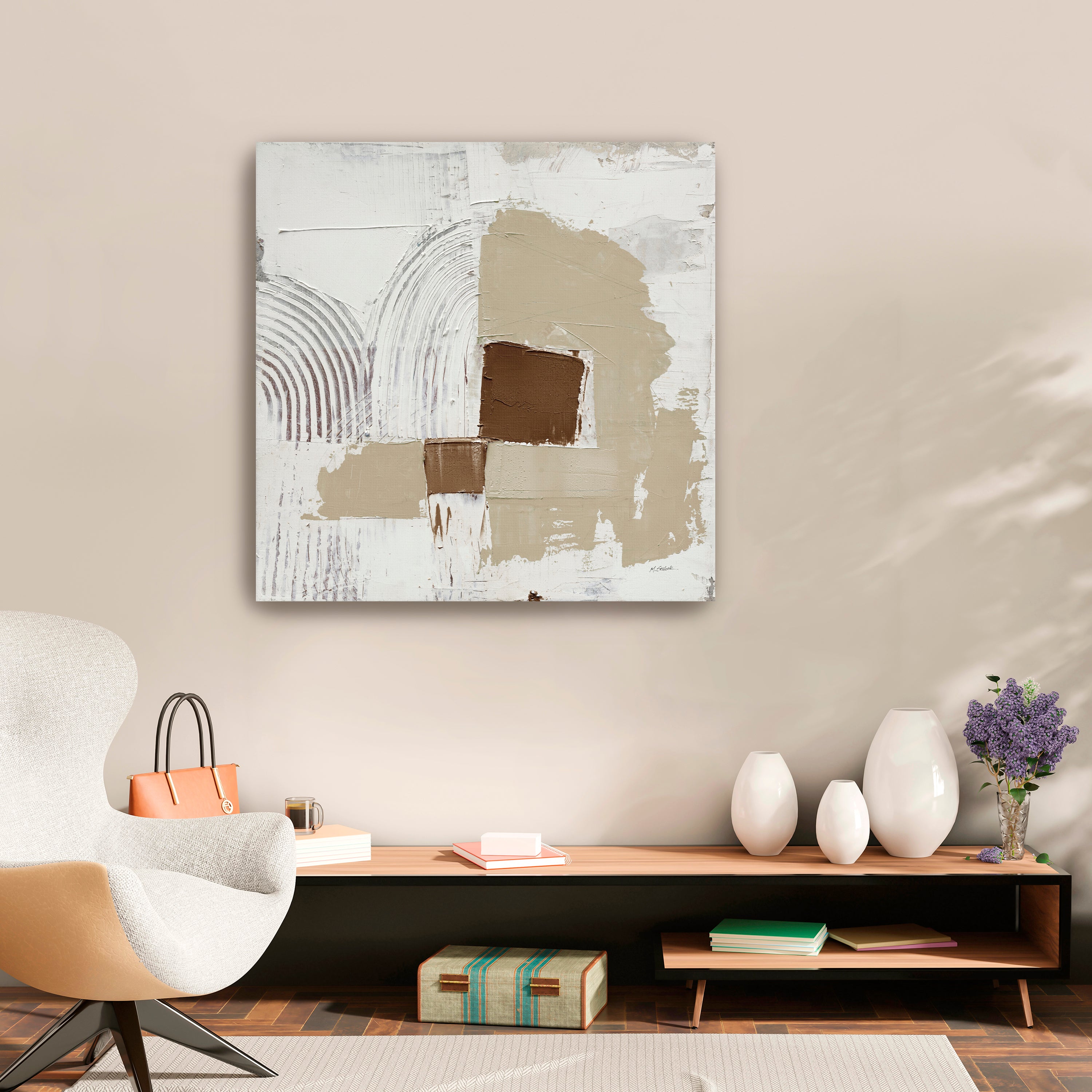 Transformation Brown  Canvas Giclee