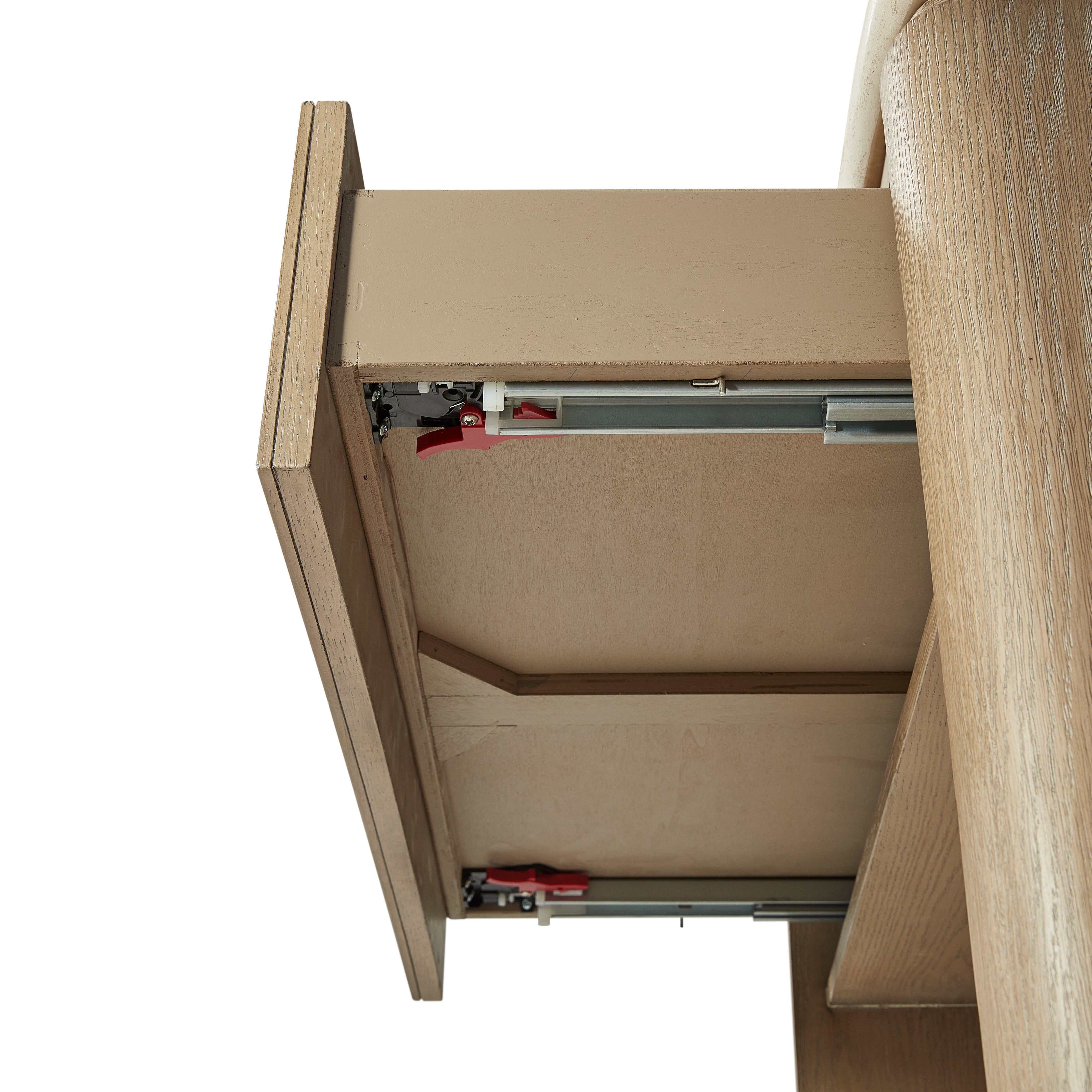 Ashborne Oak Veneer 2-Drawer Nightstand