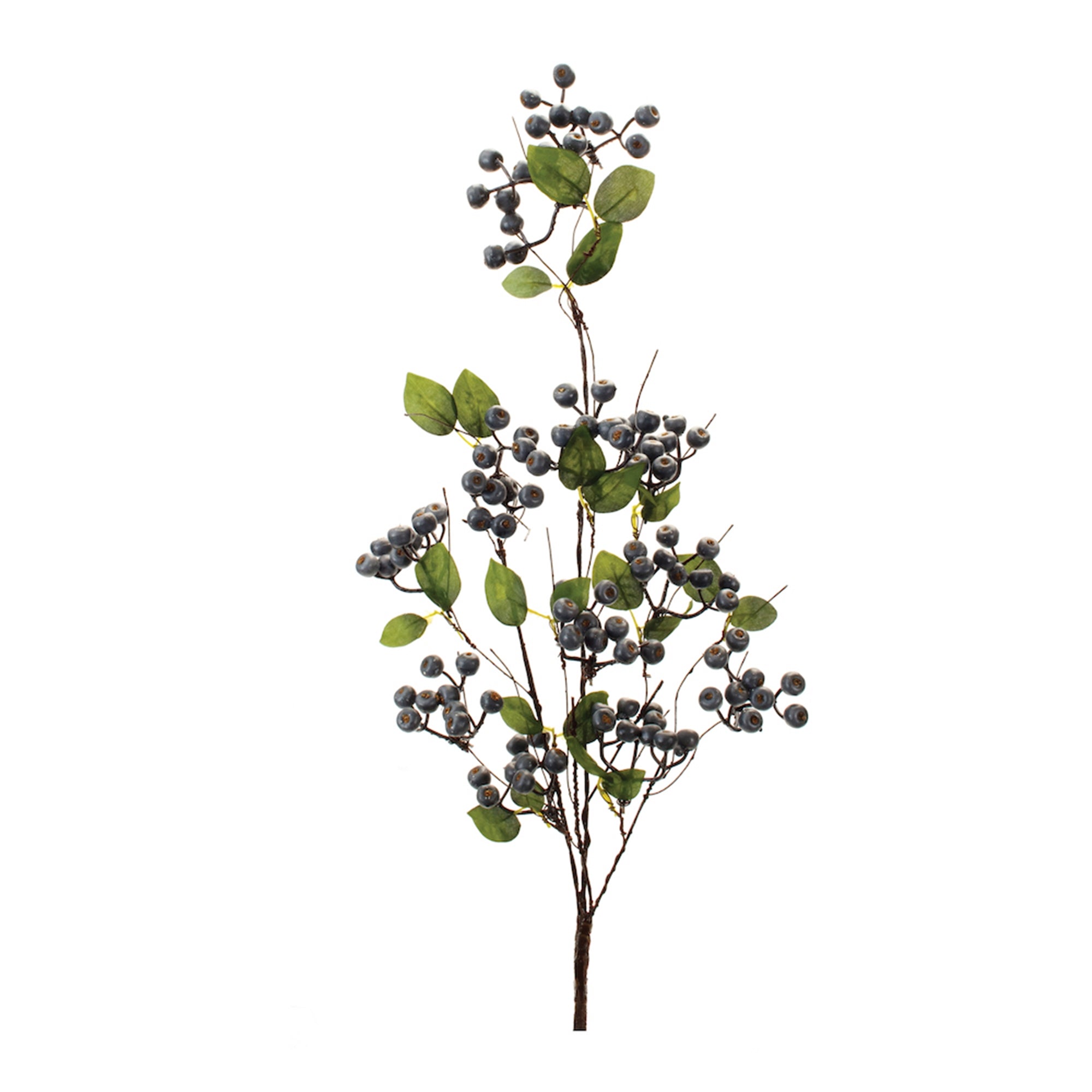 Blue Berry Foliage Spray, Set of 2