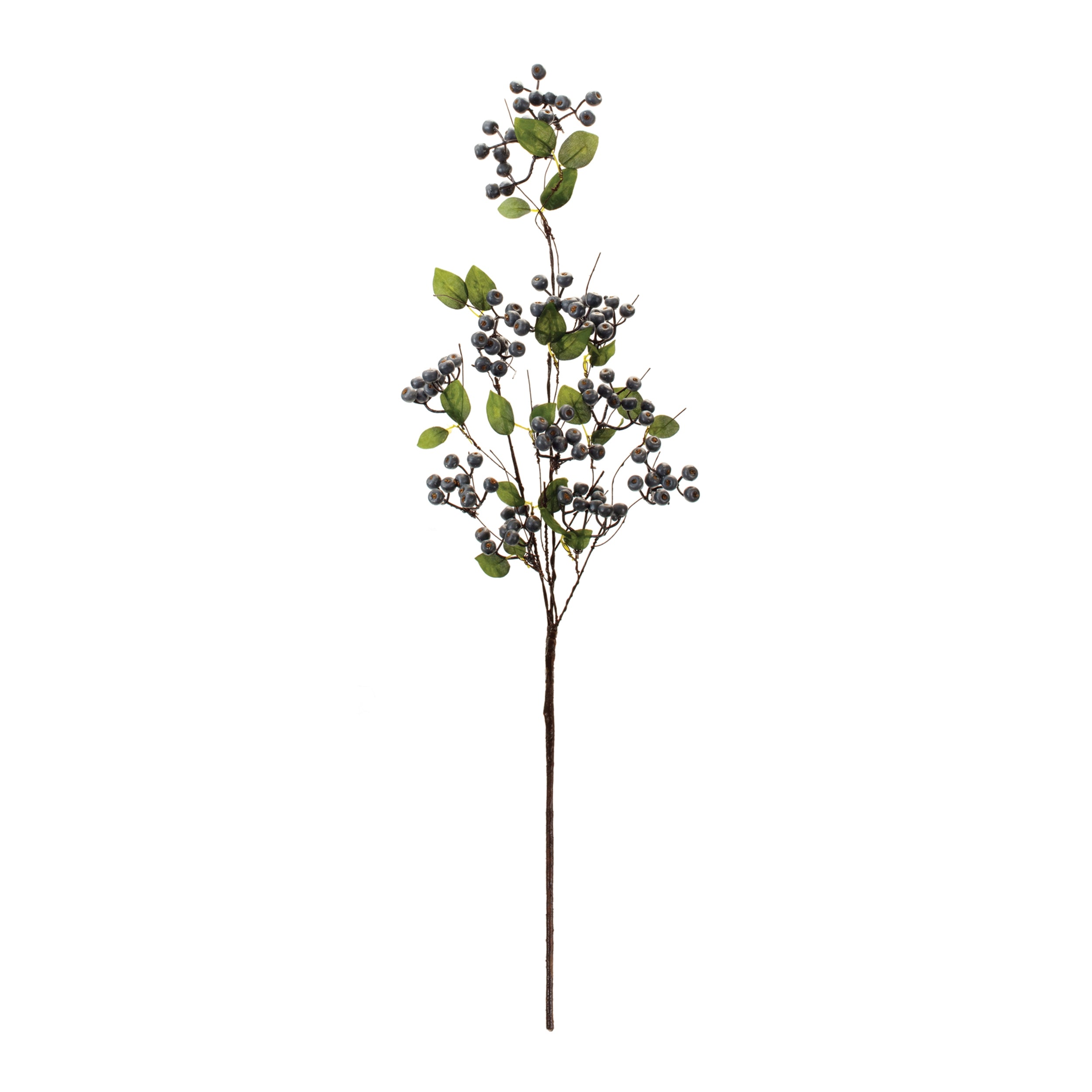 Blue Berry Foliage Spray, Set of 2