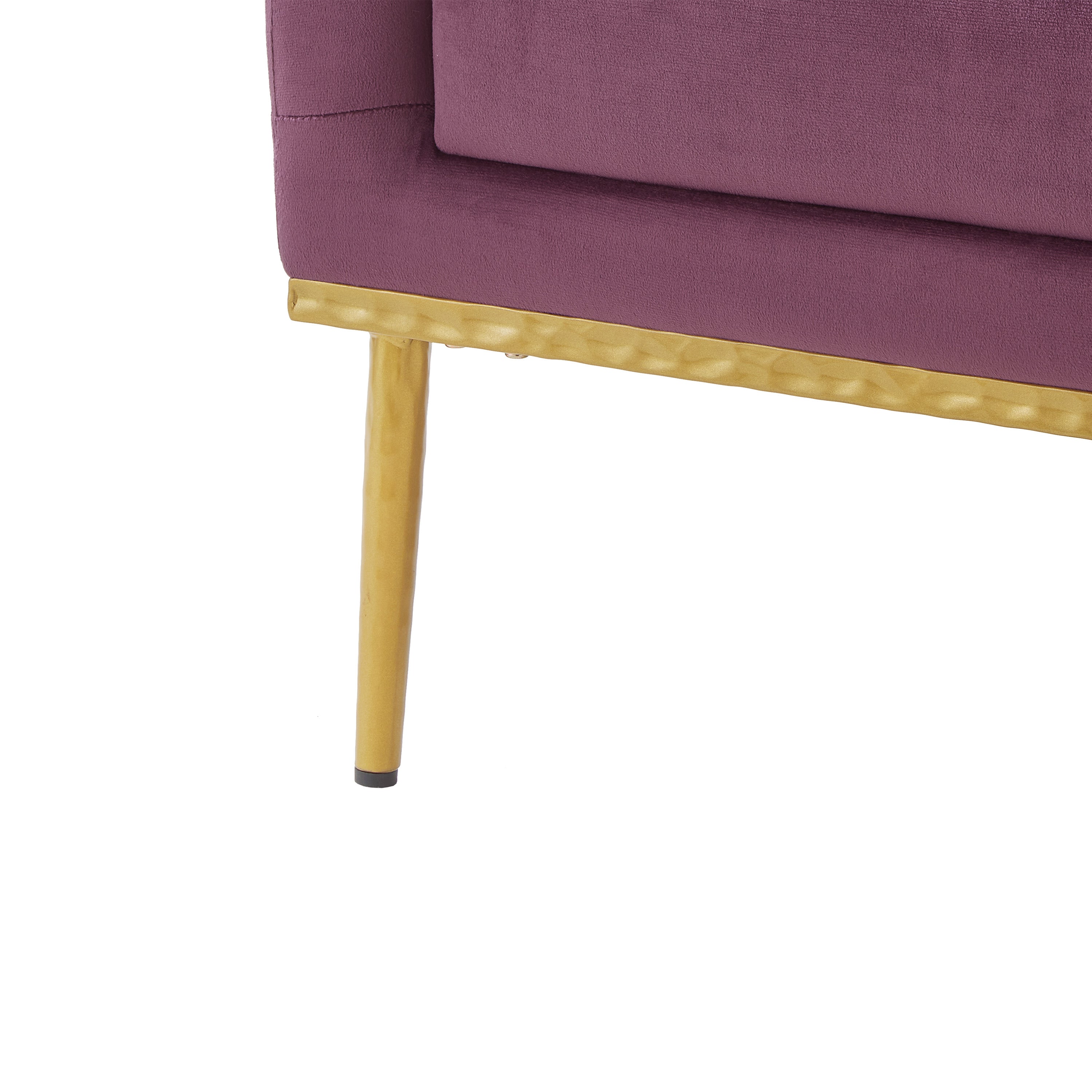 Modern Armchair Velvet Accent Chair Reading Chair Single Sofa Chair for Living Room, Bedroom, or Reading Corner, Beige