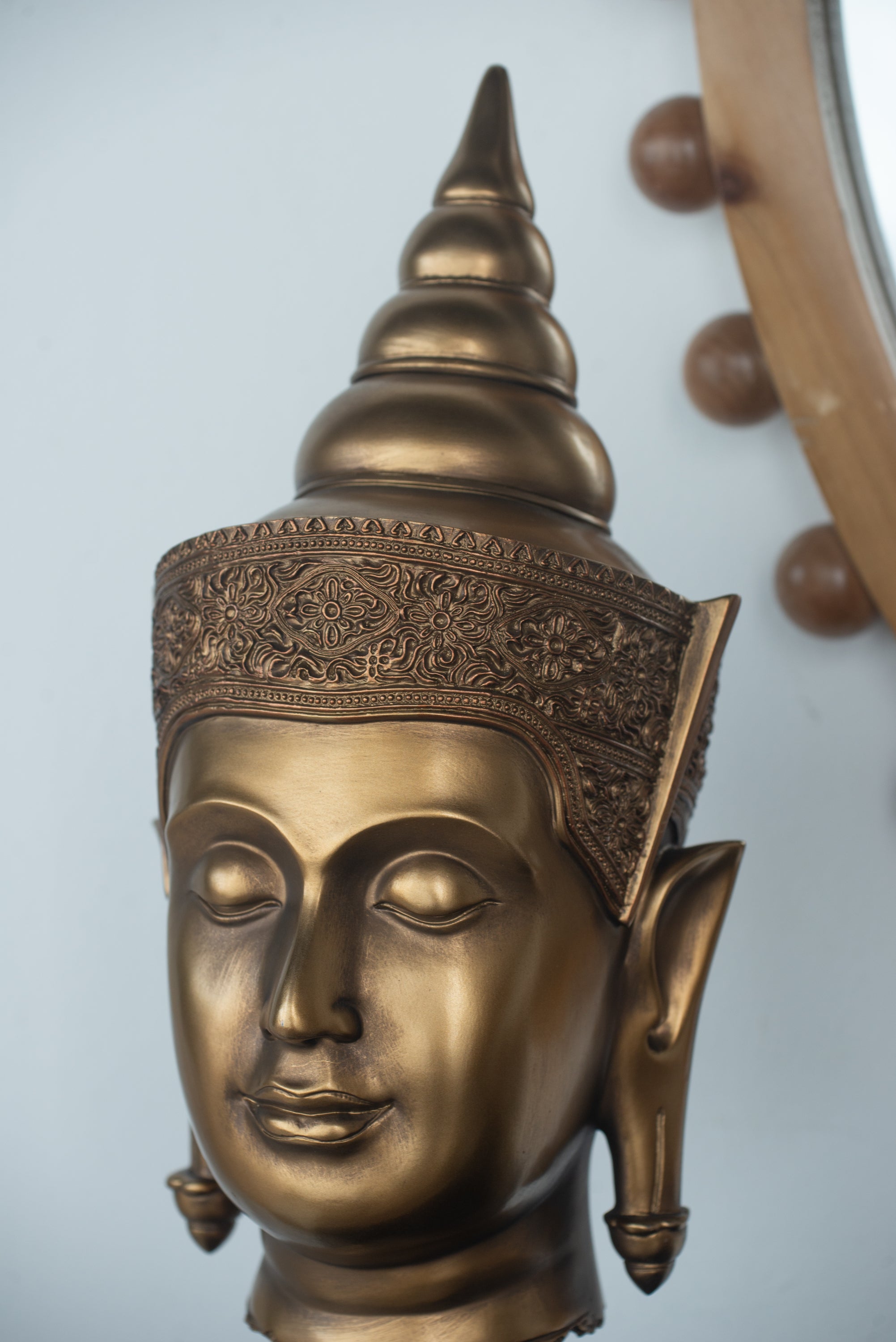 Bronze Buddha Statue Head