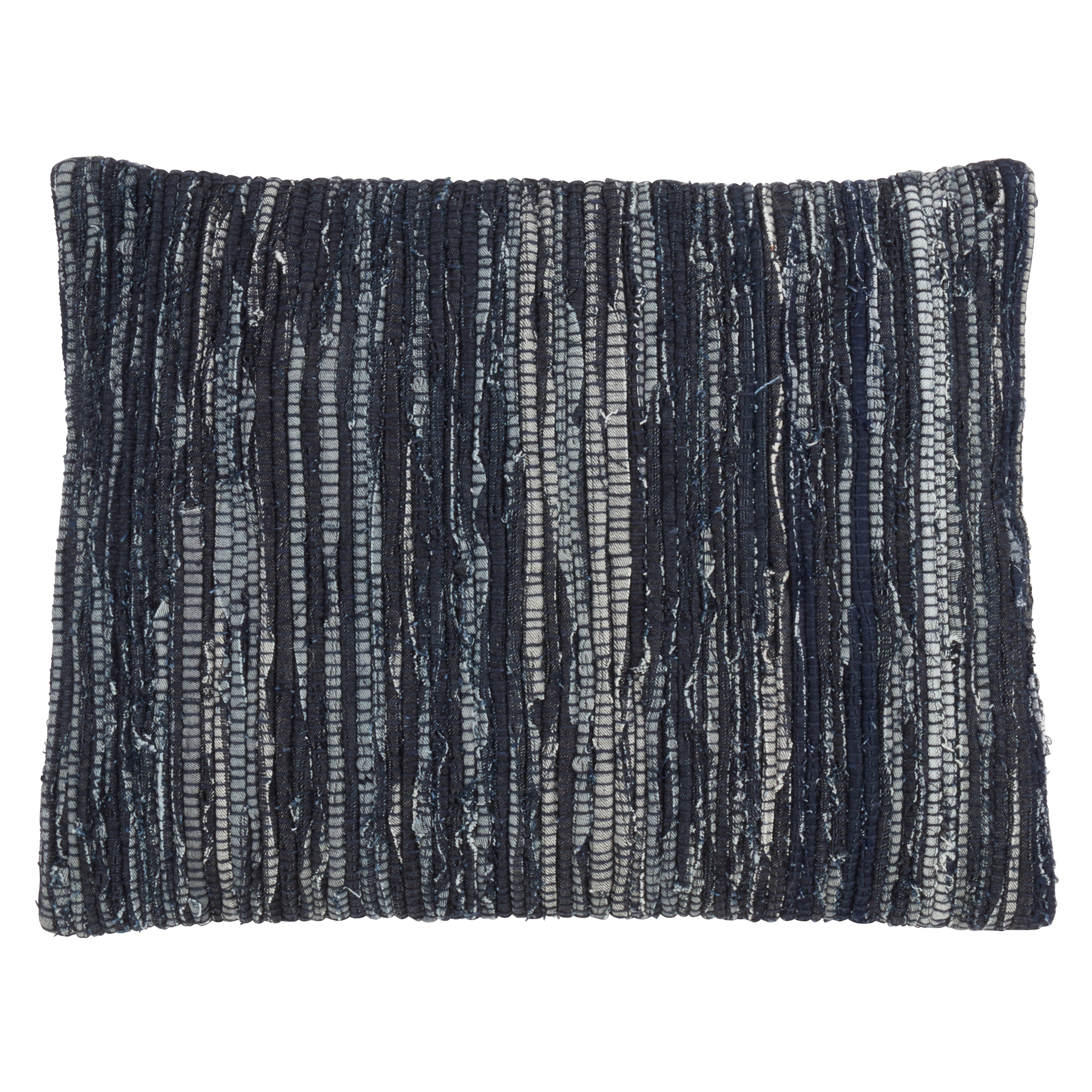Chindi Rag Poly Filled Throw Pillow