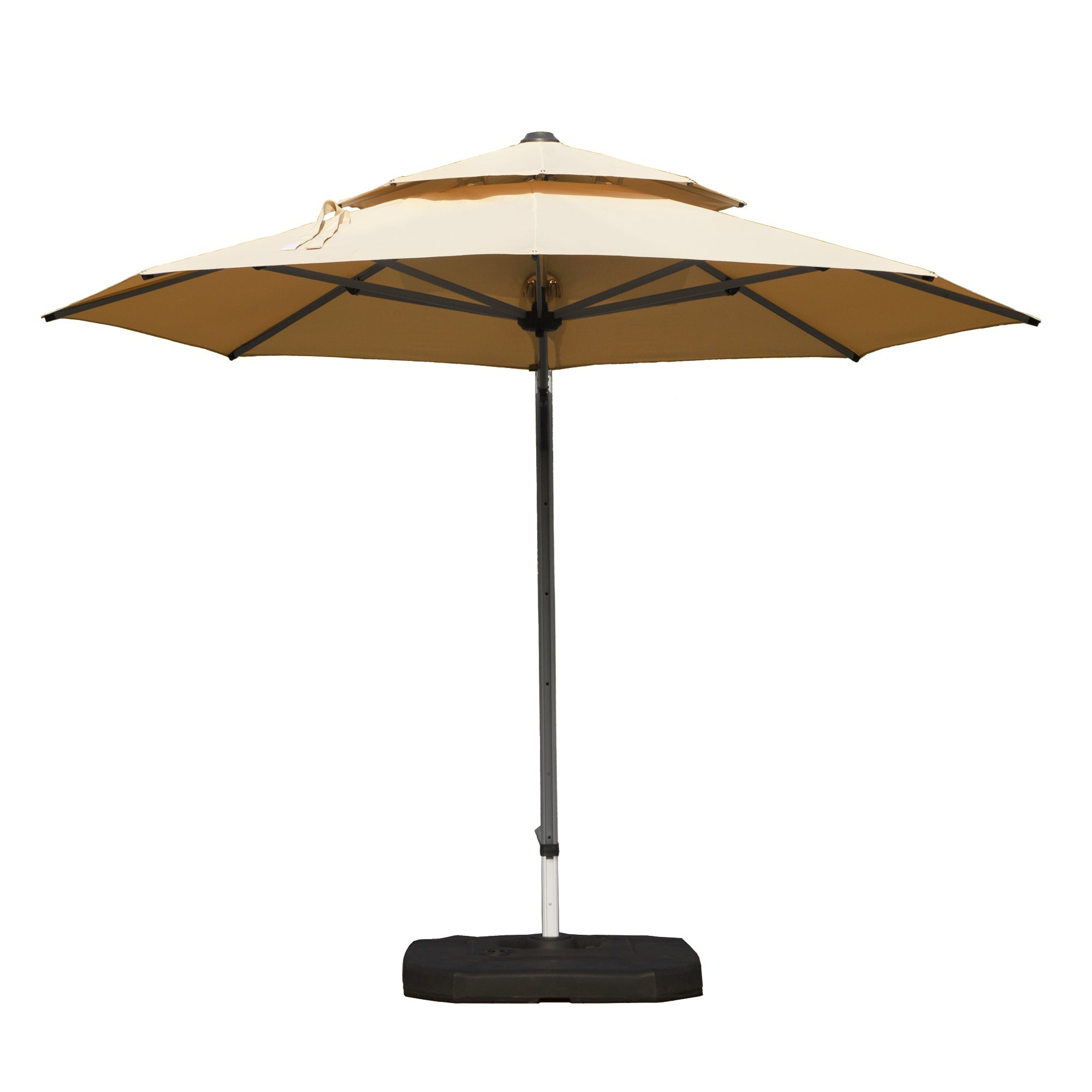 Round Cantilever Umbrella with Center Pole, Base Not Included