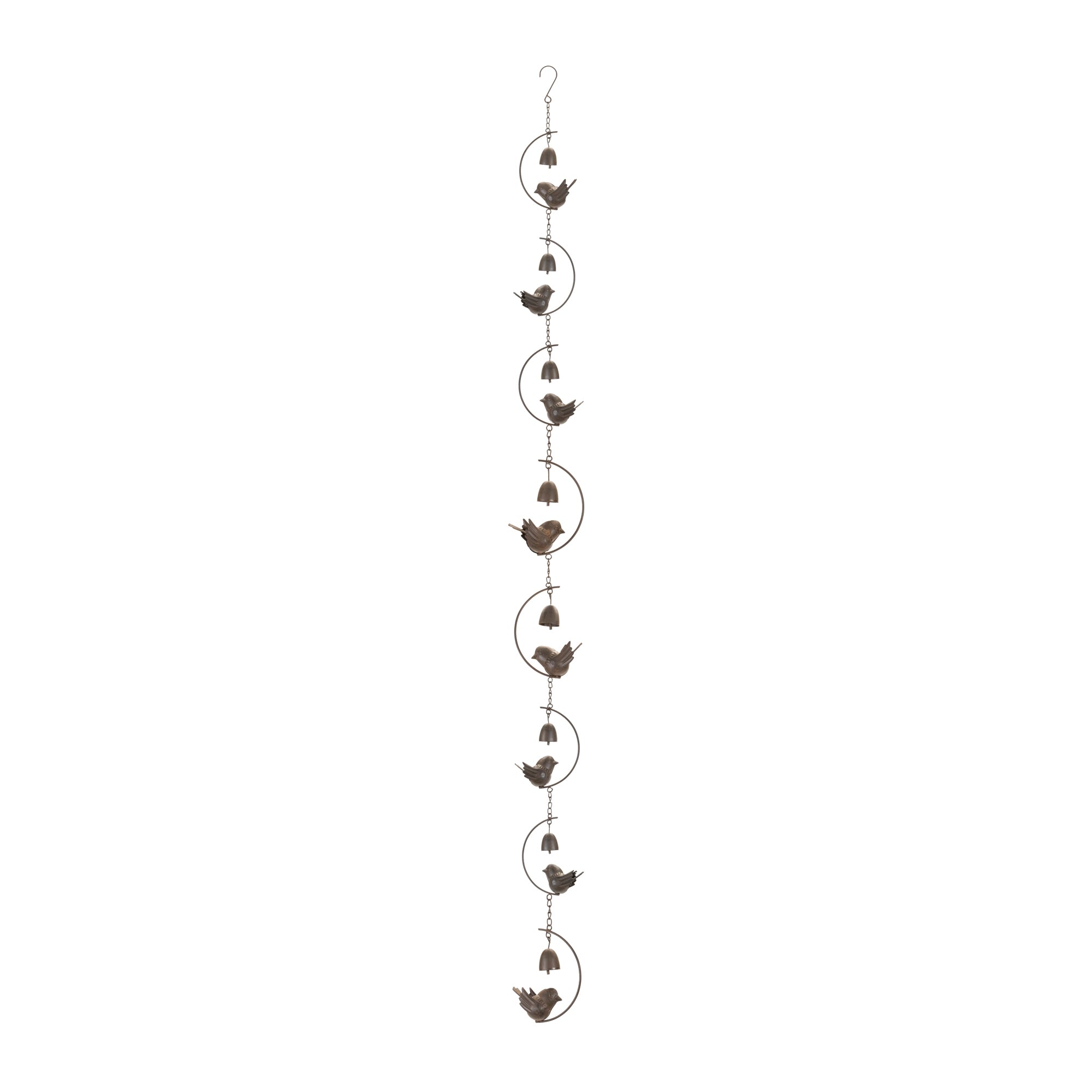 Bird and Bell Rain Chain