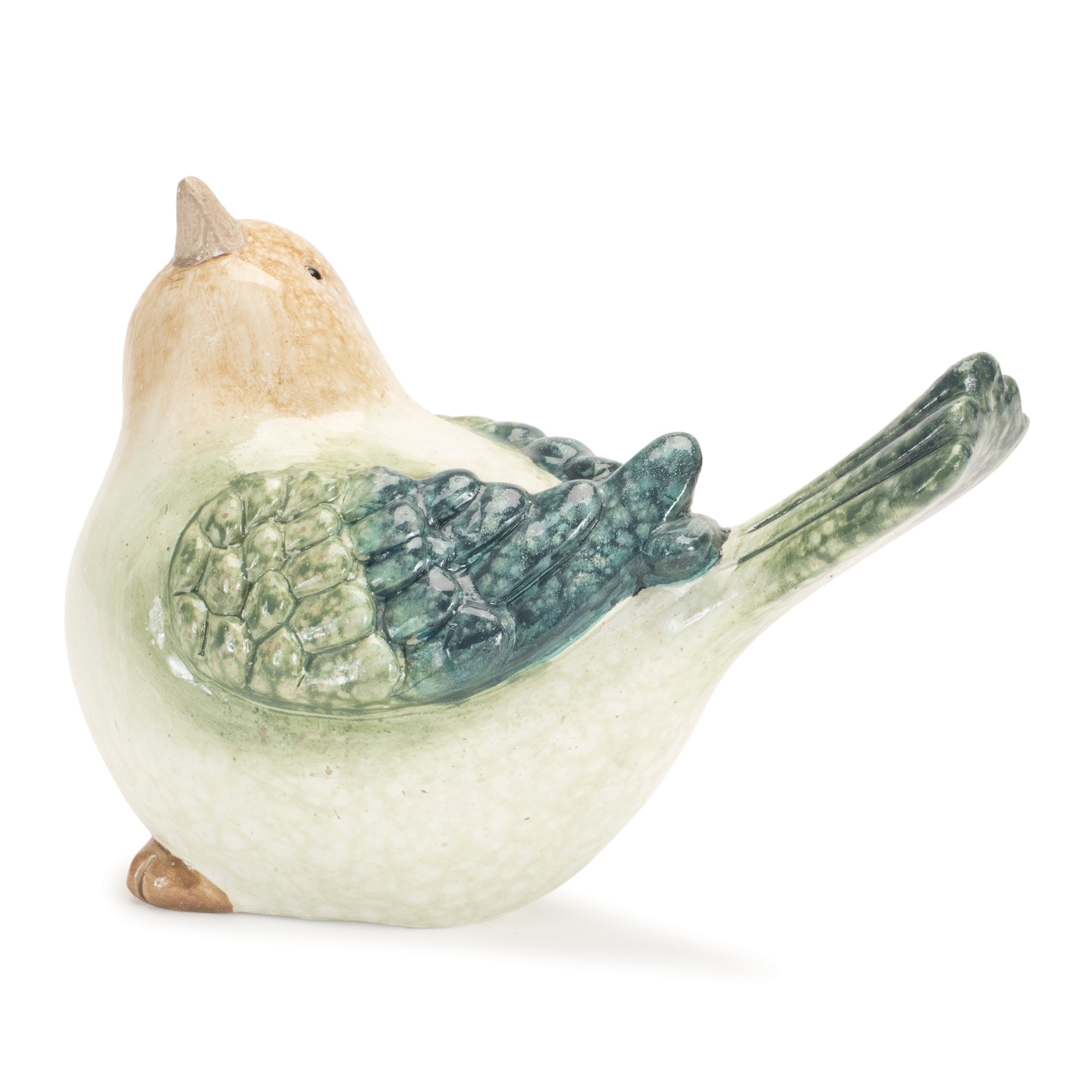 Terra Cotta Bird Figurine, Set of 4
