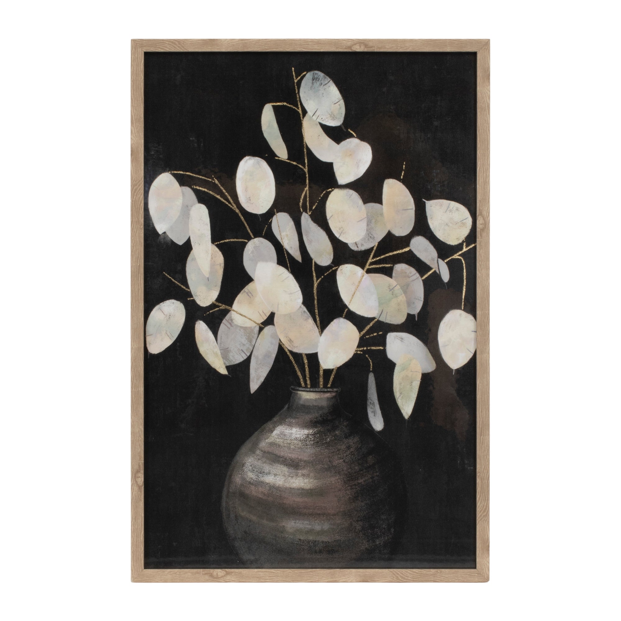 Beige Eucalyptus Print, Set of 2