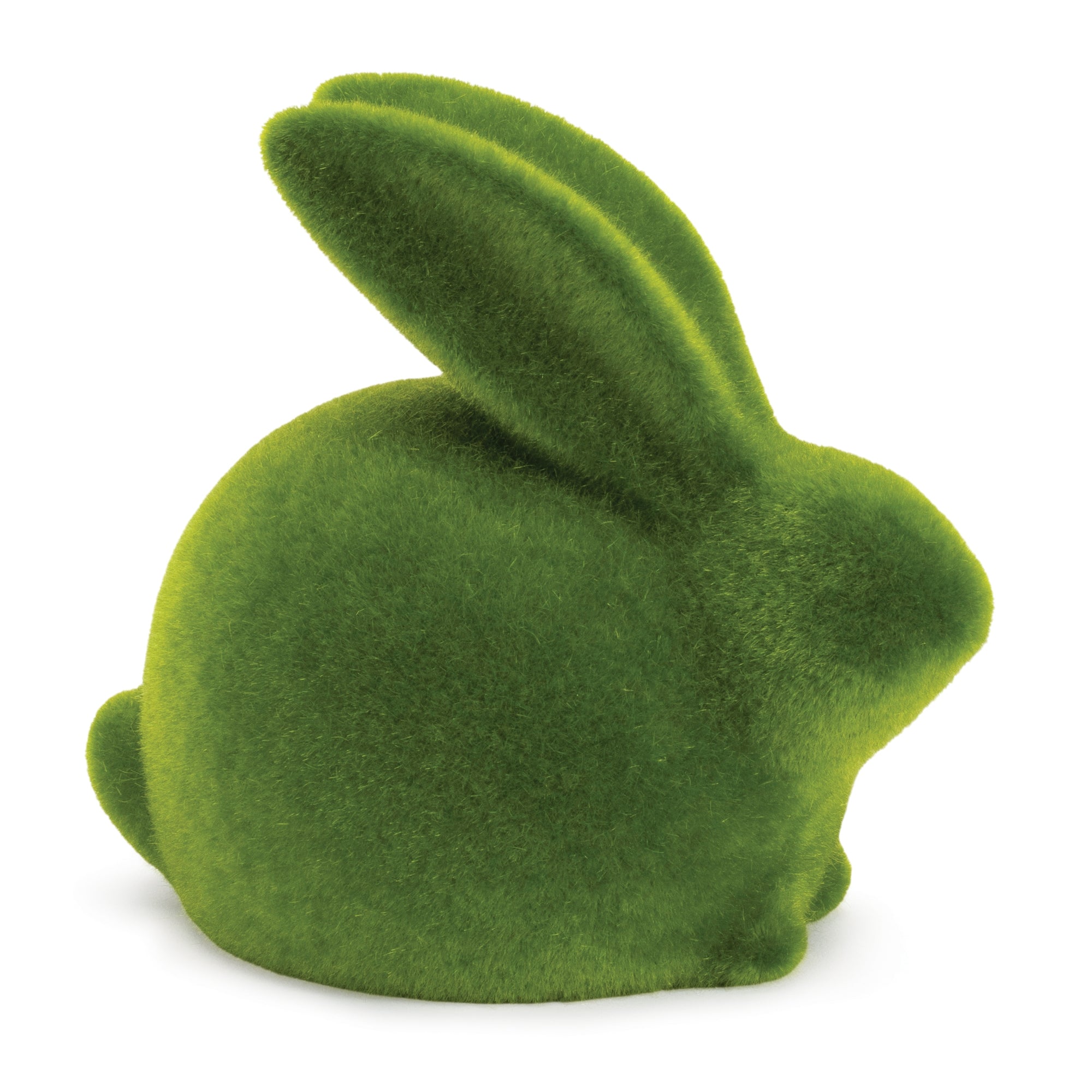 Mossy Terra Cotta Rabbit Figurine, Set of 2