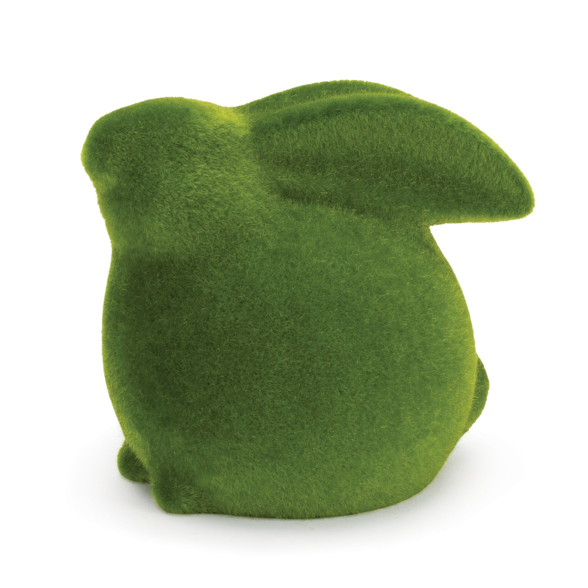 Mossy Terra Cotta Rabbit Figurine, Set of 2