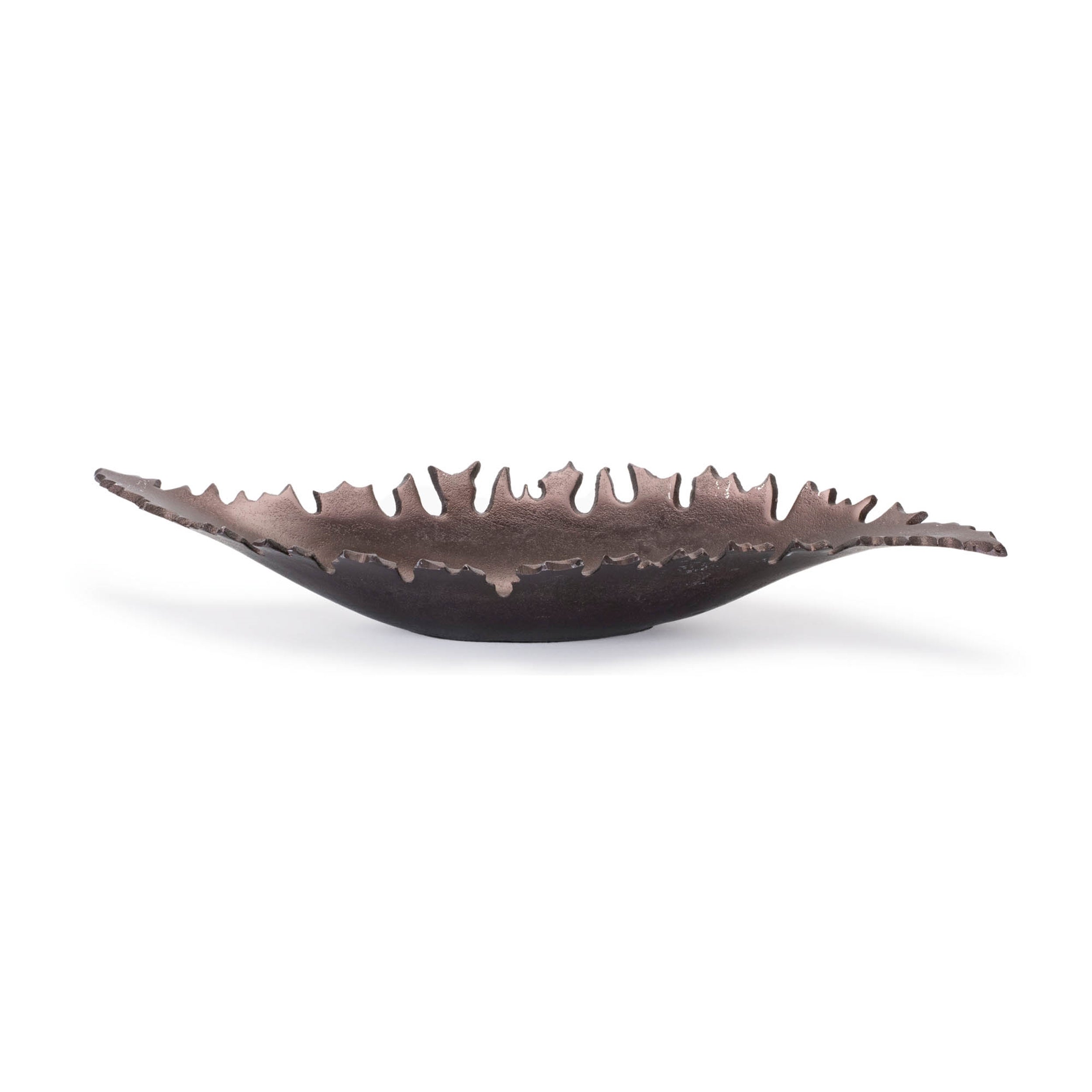 Aluminum Leaf Bowl, Set of 2